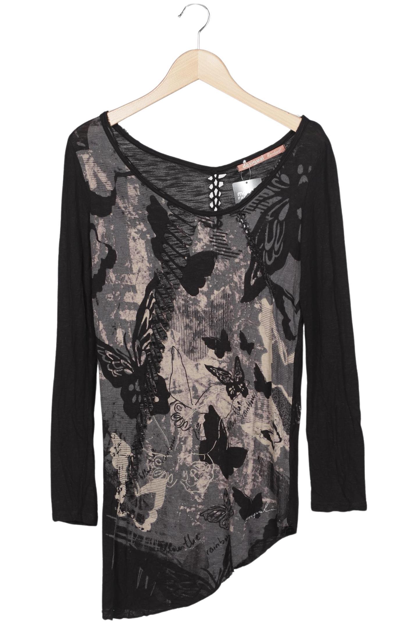 

Desigual Damen Langarmshirt, schwarz, Gr. 42