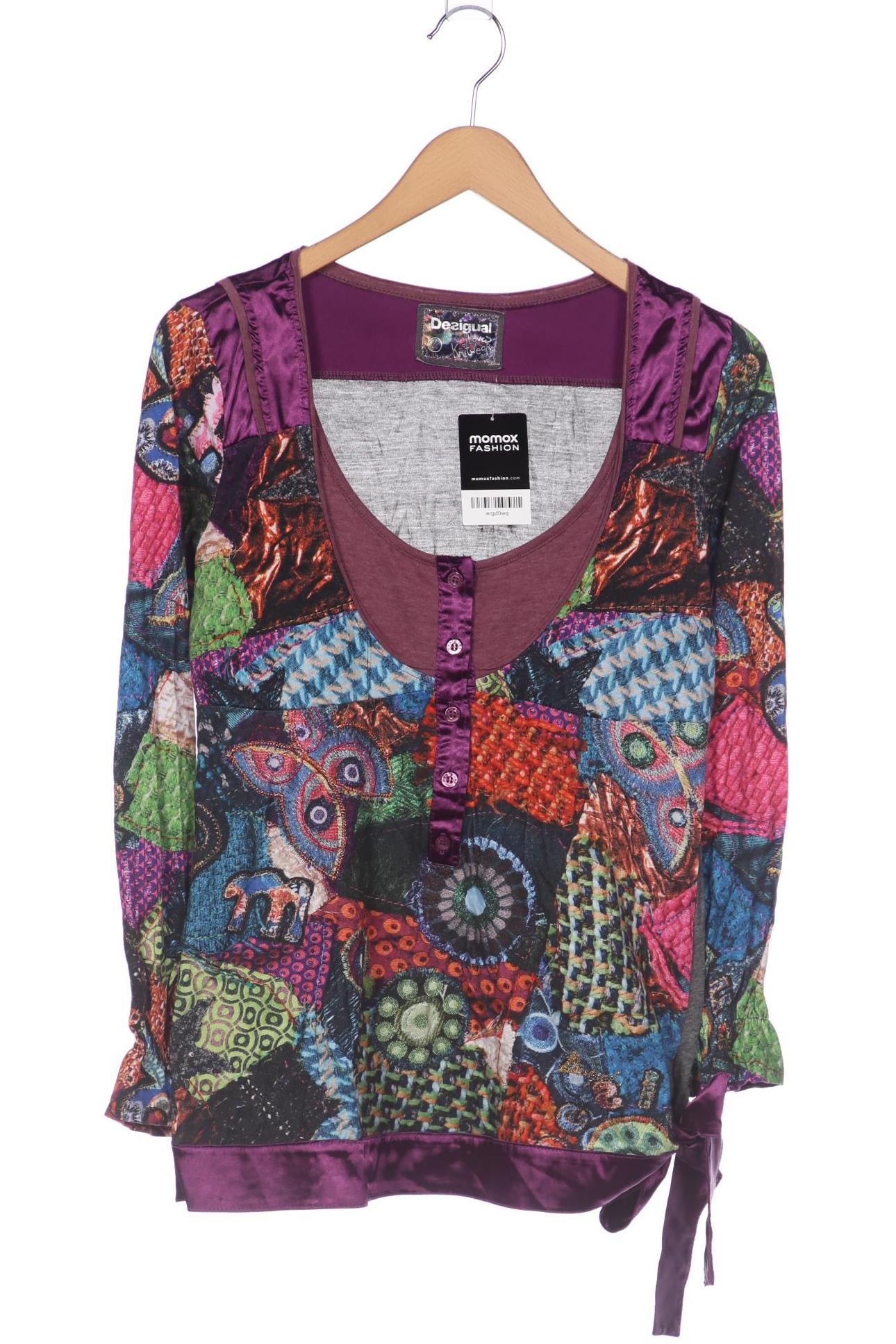 

Desigual Damen Langarmshirt, mehrfarbig, Gr. 42