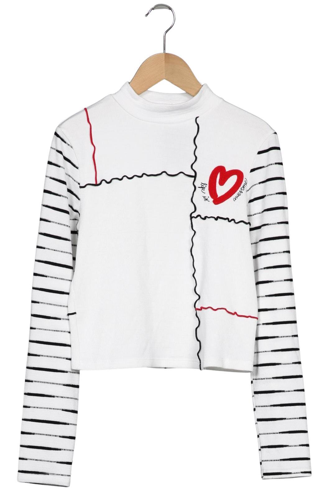 

Desigual Damen Langarmshirt, weiß, Gr. 38