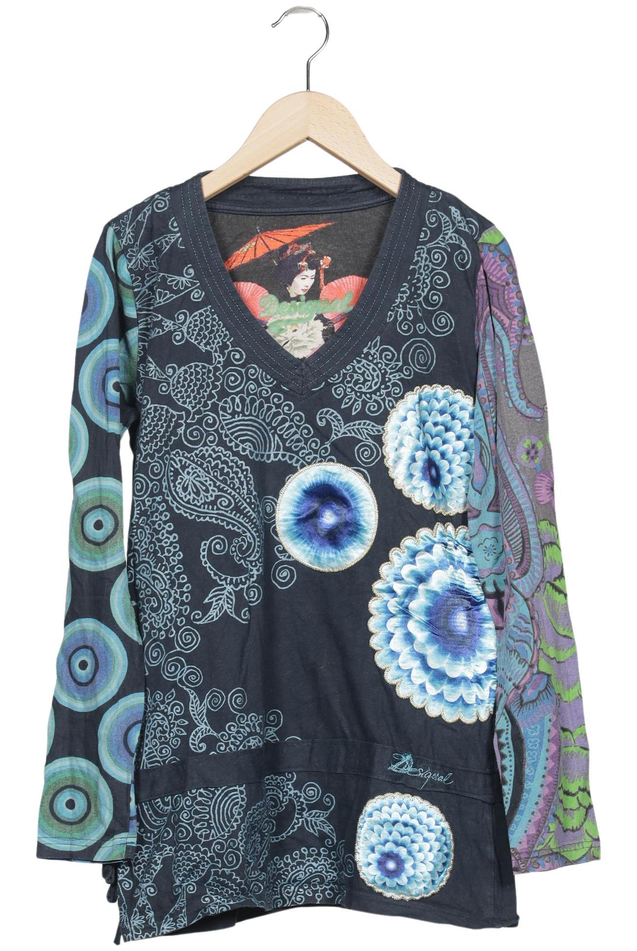 

Desigual Damen Langarmshirt, mehrfarbig, Gr. 42