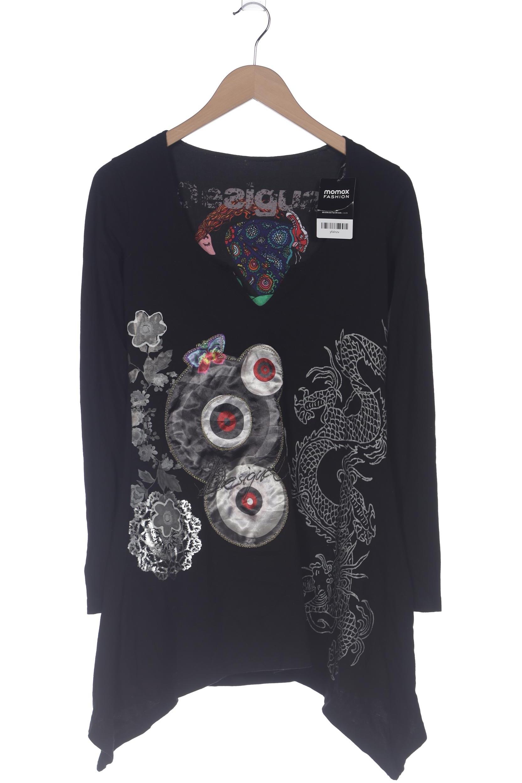 

Desigual Damen Langarmshirt, schwarz, Gr. 36