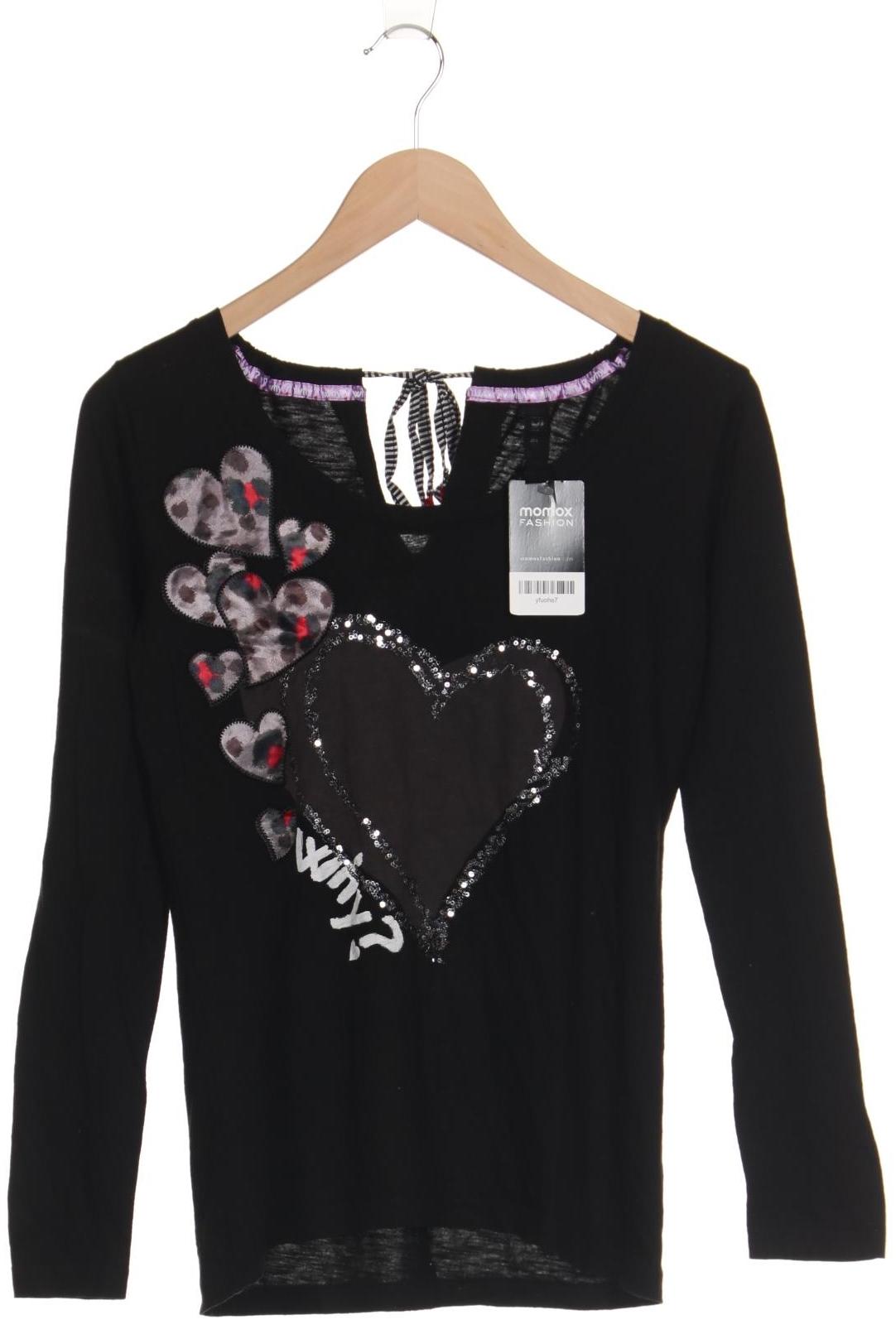 

Desigual Damen Langarmshirt, schwarz, Gr. 38