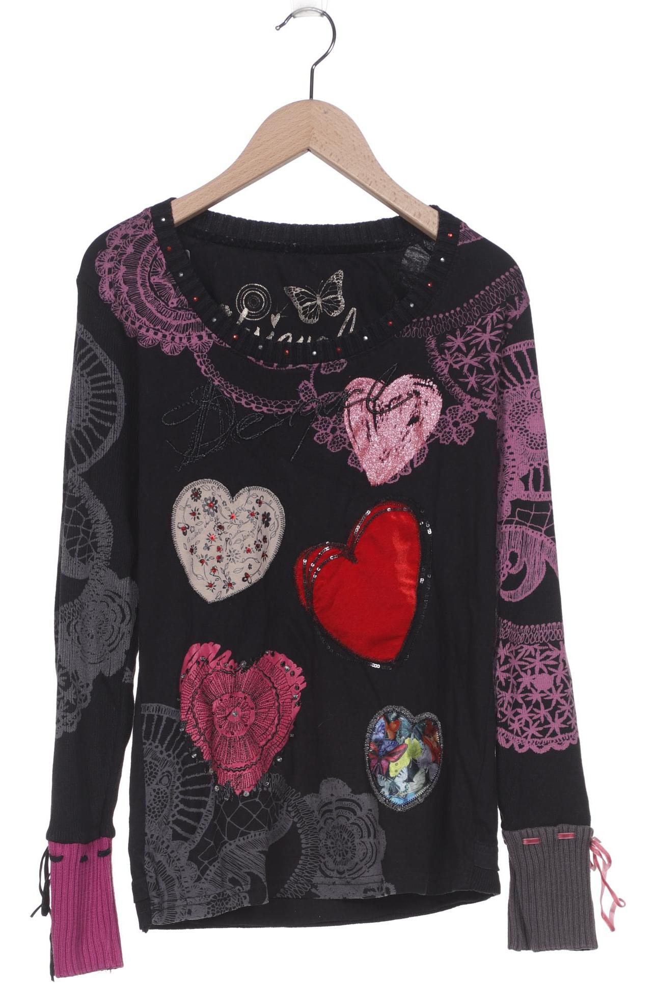 

Desigual Damen Langarmshirt, schwarz, Gr. 38