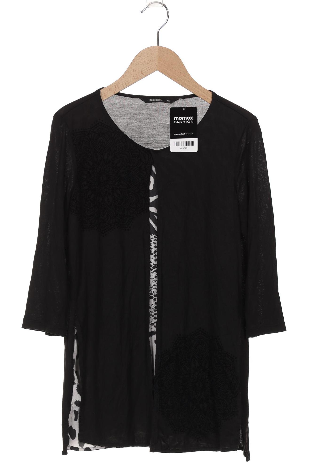 

Desigual Damen Langarmshirt, schwarz, Gr. 34