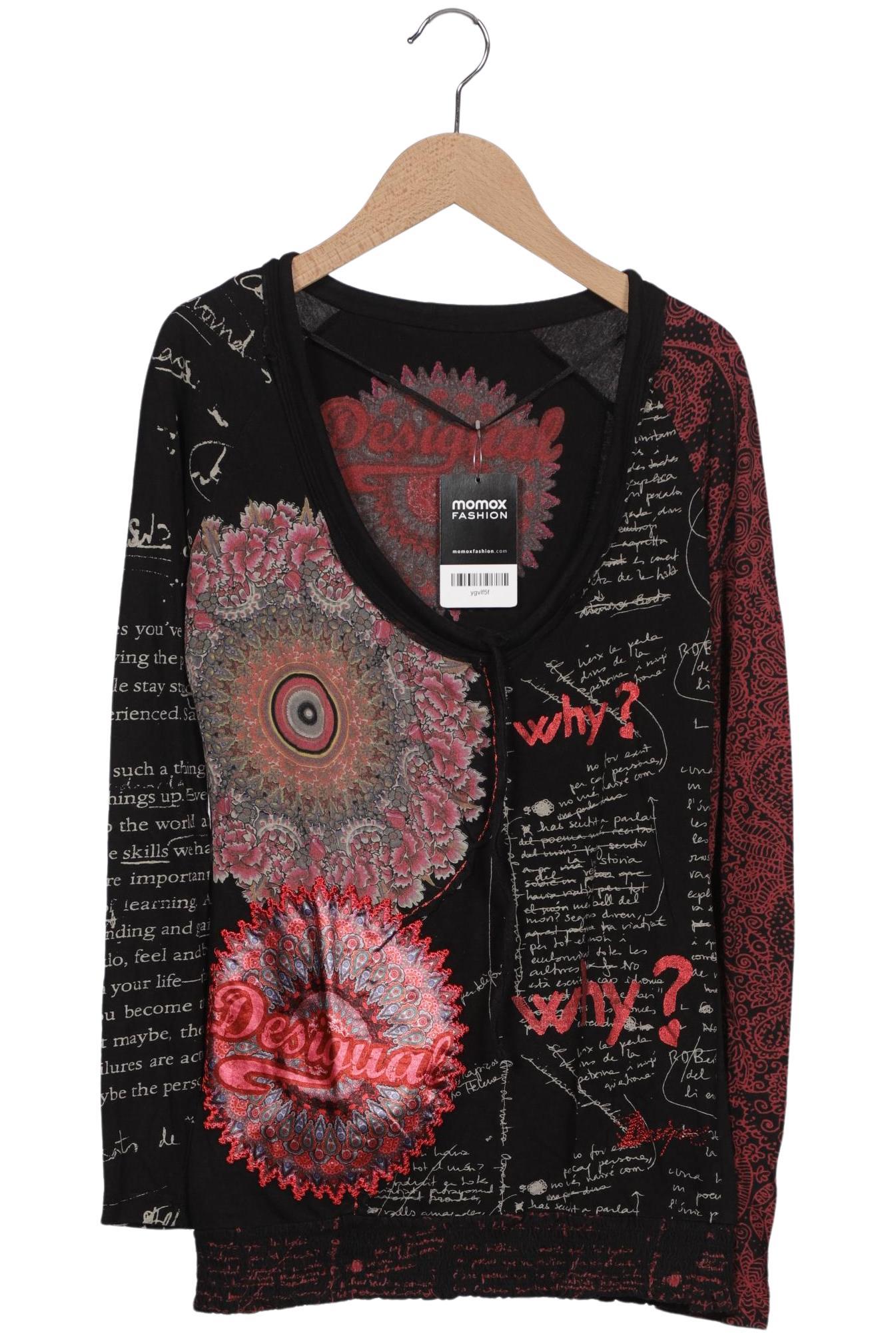 

Desigual Damen Langarmshirt, schwarz, Gr. 36