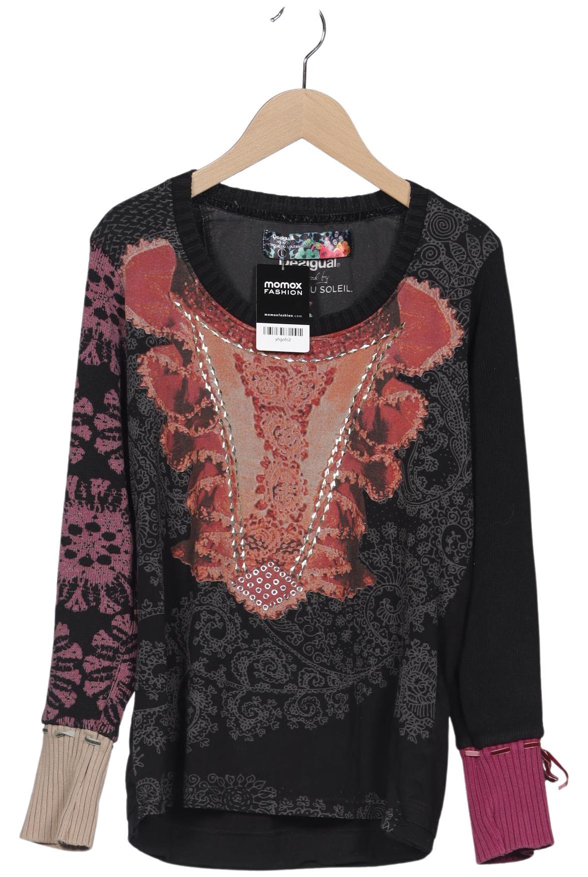 

Desigual Damen Langarmshirt, schwarz, Gr. 42