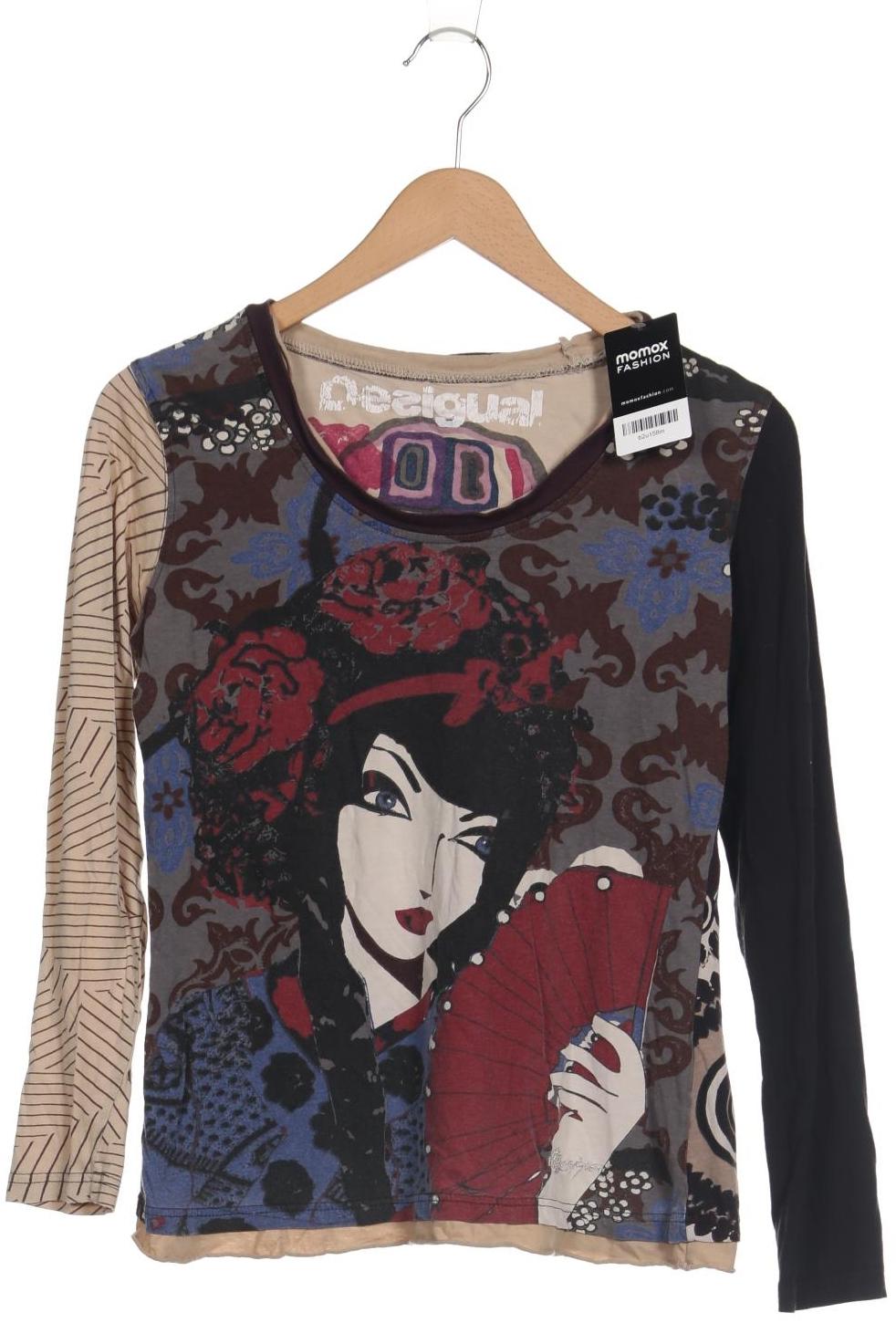 

Desigual Damen Langarmshirt, mehrfarbig, Gr. 42