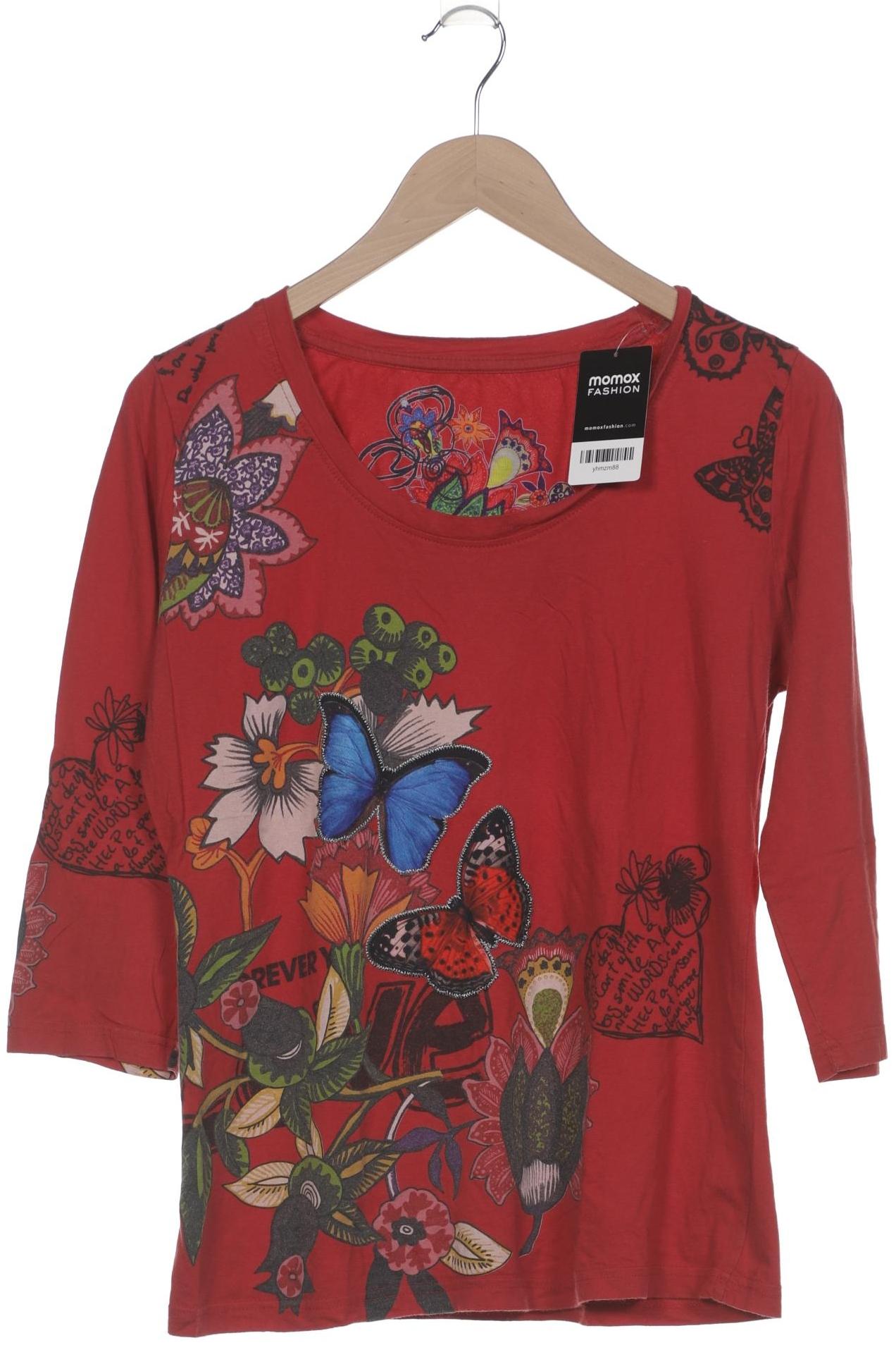 

Desigual Damen Langarmshirt, bordeaux, Gr. 44