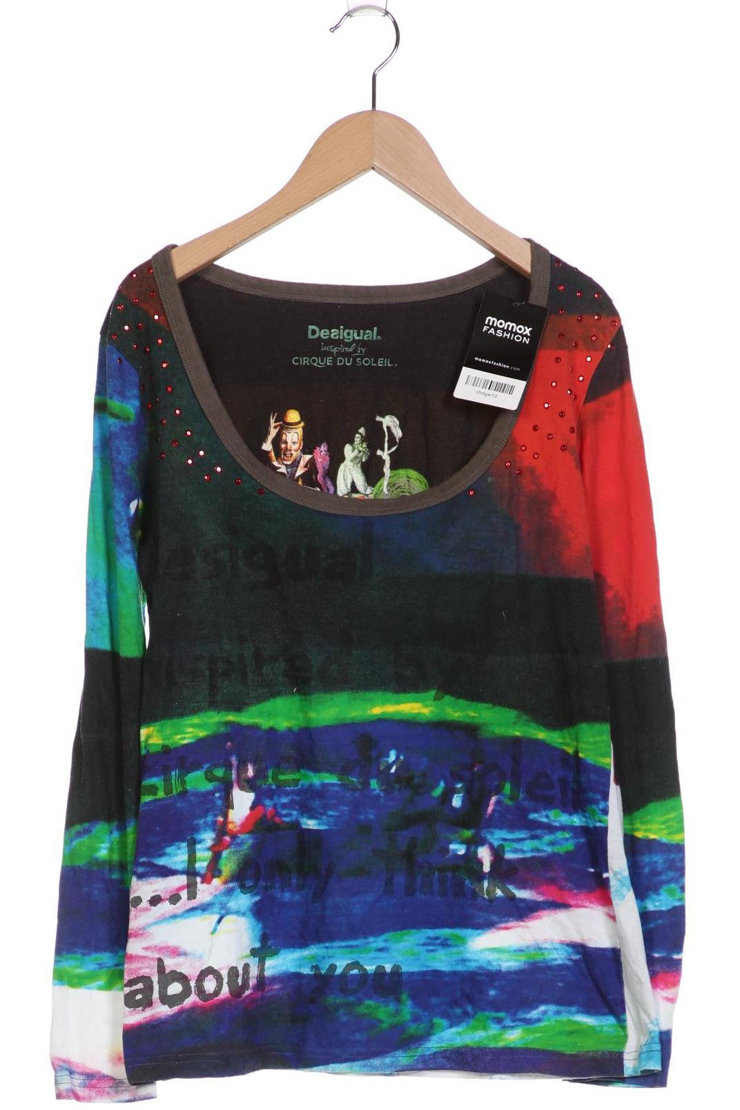 

Desigual Damen Langarmshirt, mehrfarbig, Gr. 38