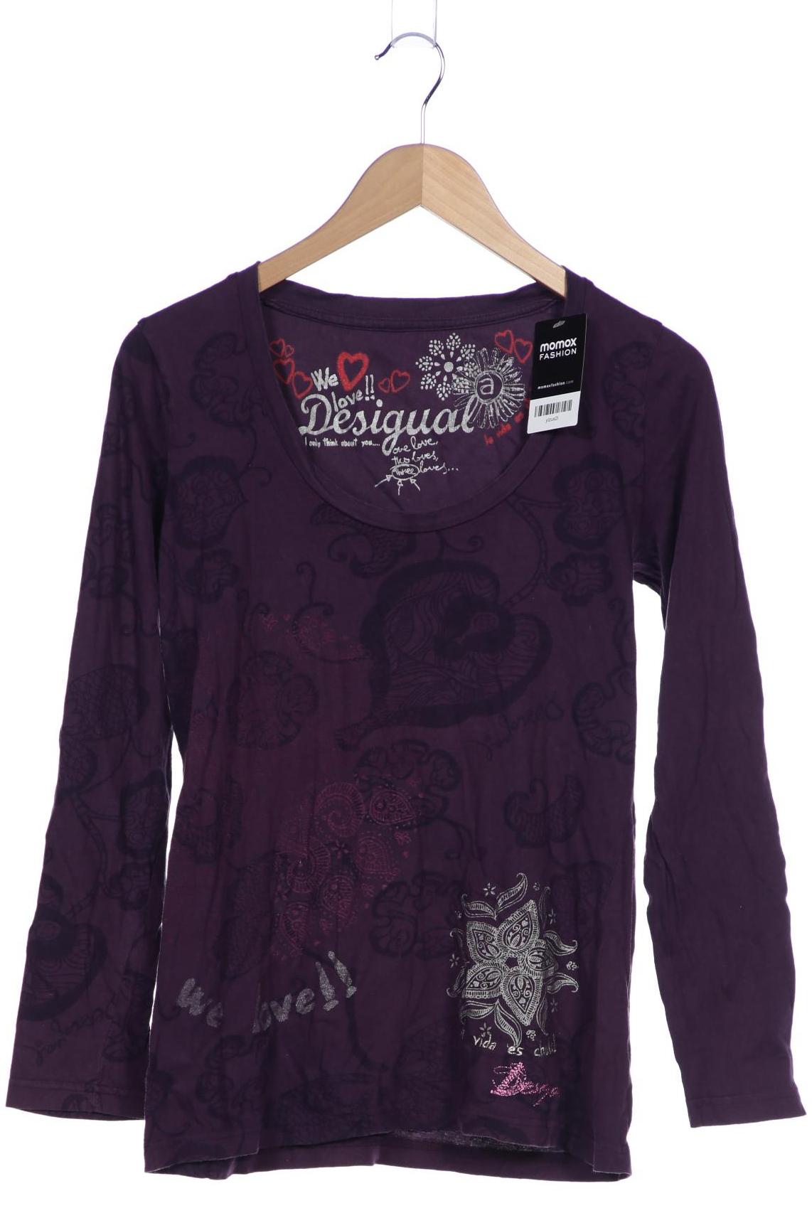 

Desigual Damen Langarmshirt, flieder, Gr. 44