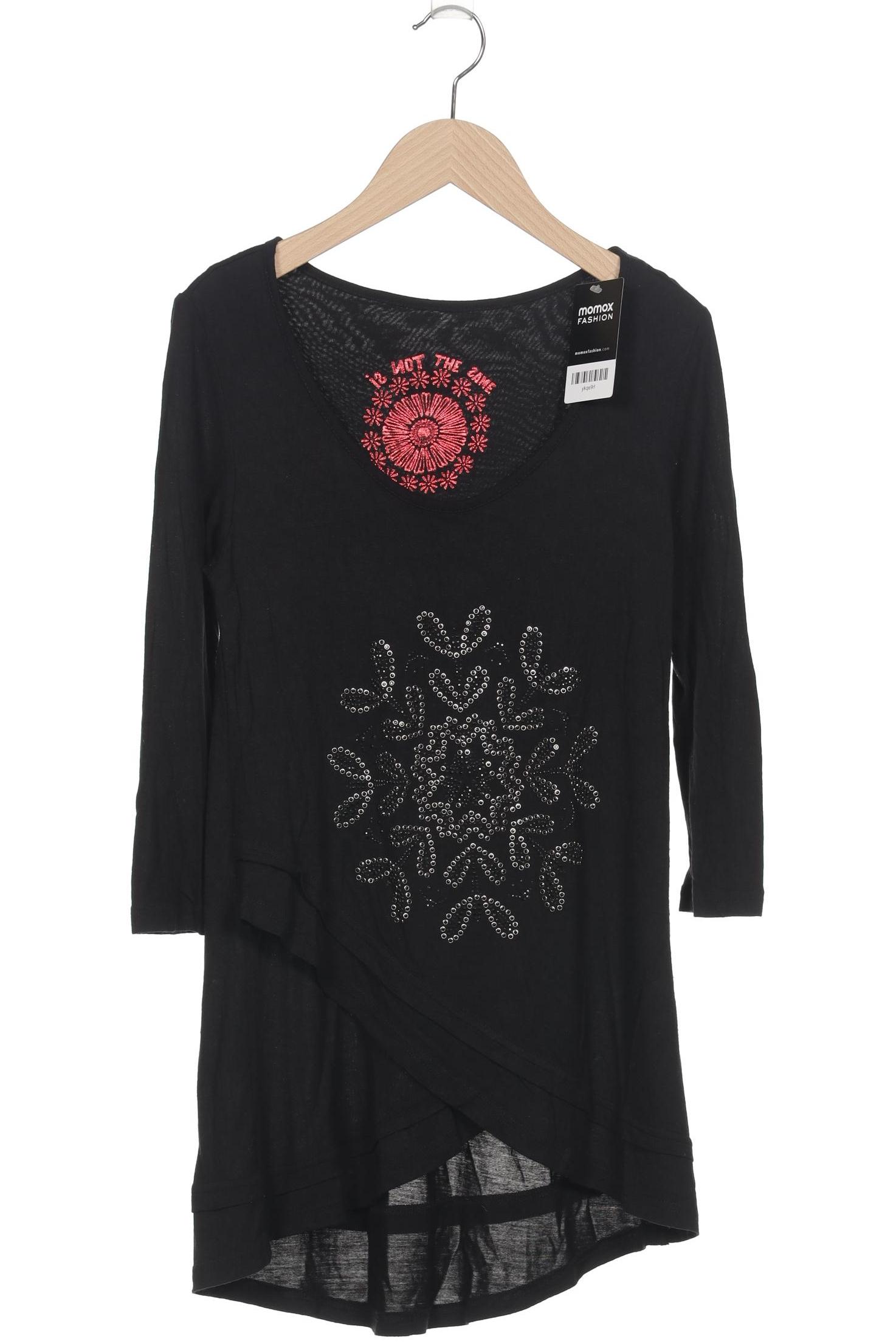 

Desigual Damen Langarmshirt, schwarz, Gr. 38