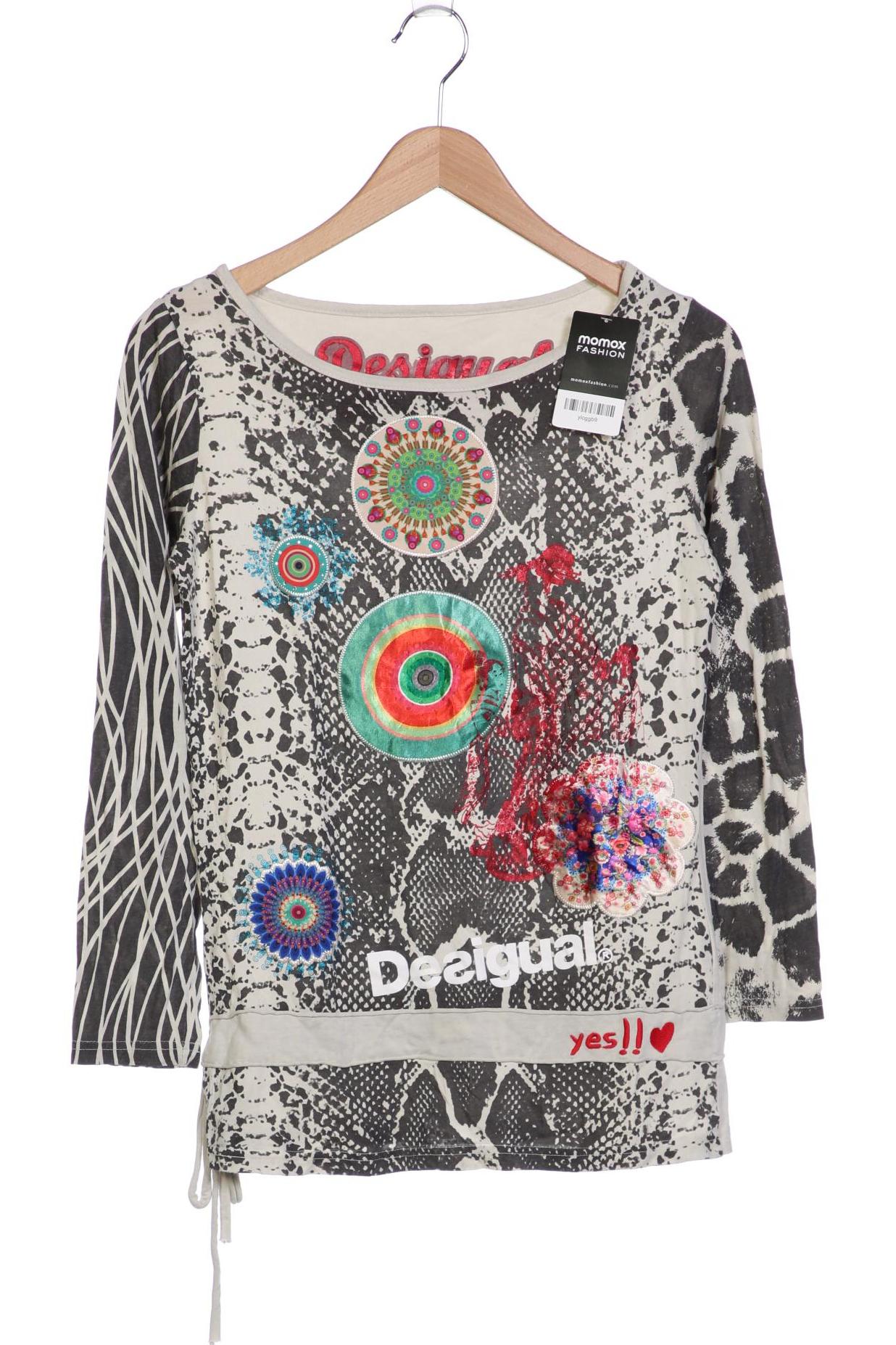 

Desigual Damen Langarmshirt, mehrfarbig, Gr. 38
