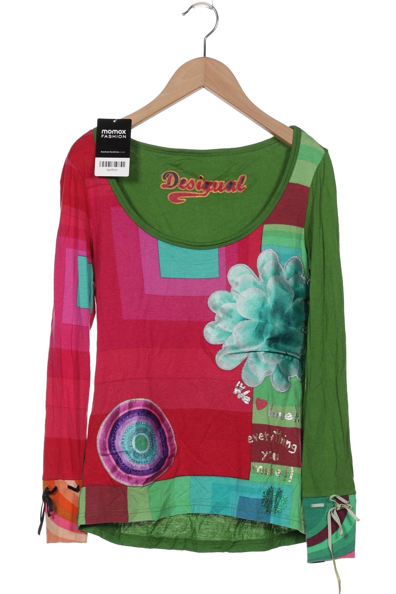 

Desigual Damen Langarmshirt, mehrfarbig, Gr. 34