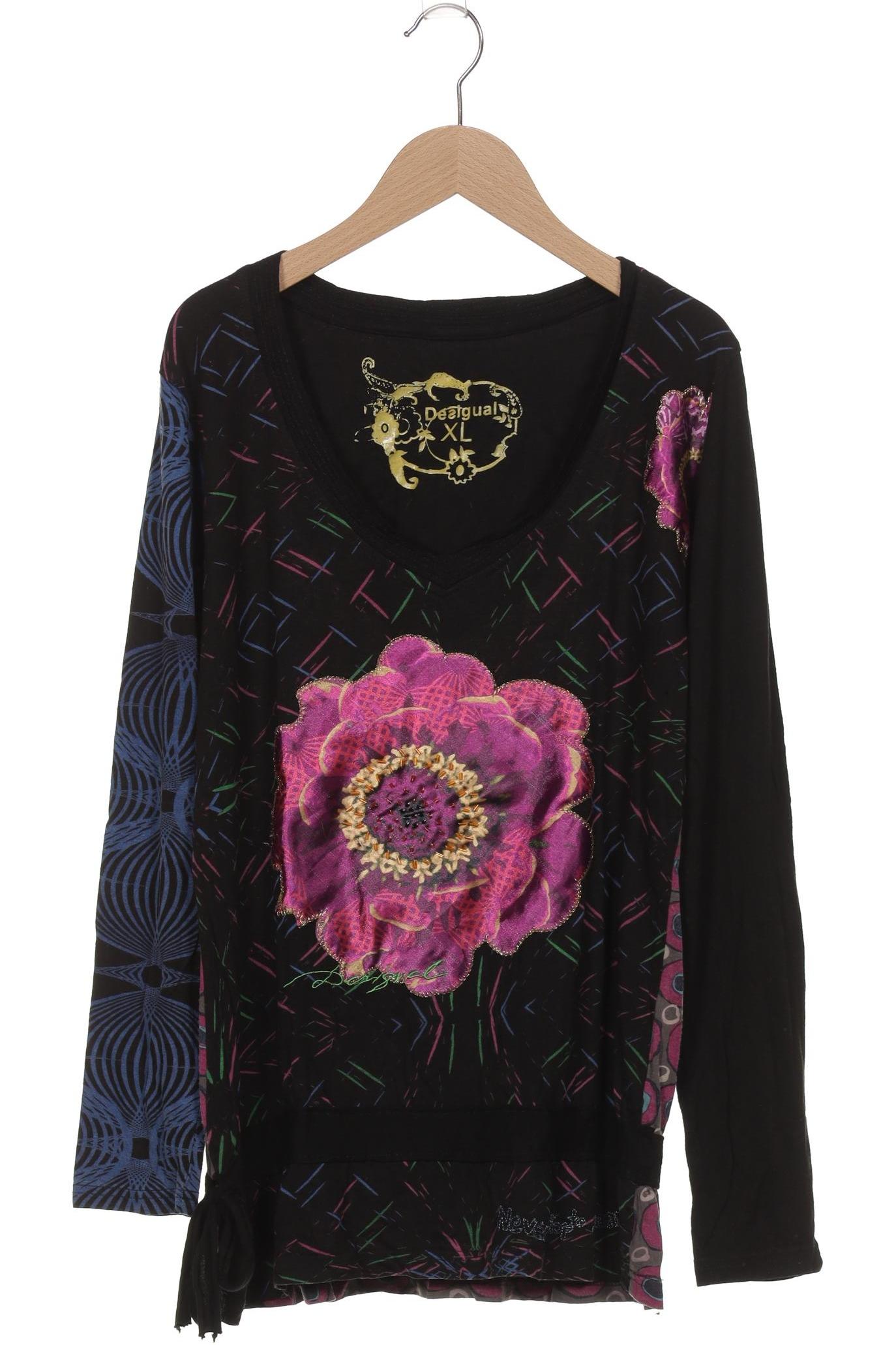 

Desigual Damen Langarmshirt, mehrfarbig, Gr. 44