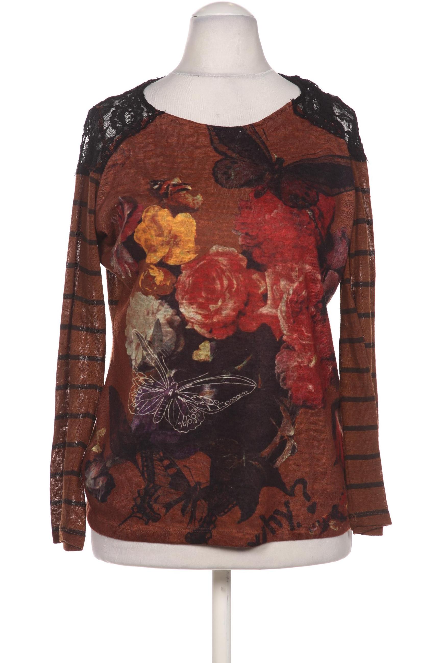 

Desigual Damen Langarmshirt, braun, Gr. 38