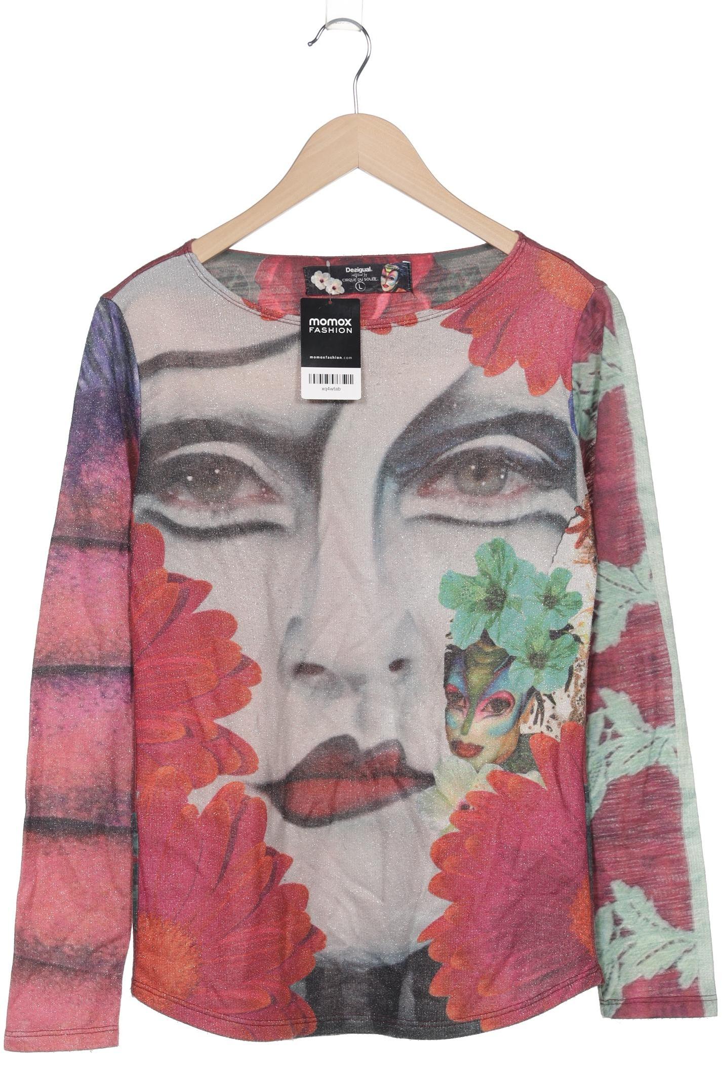 

Desigual Damen Langarmshirt, mehrfarbig, Gr. 42