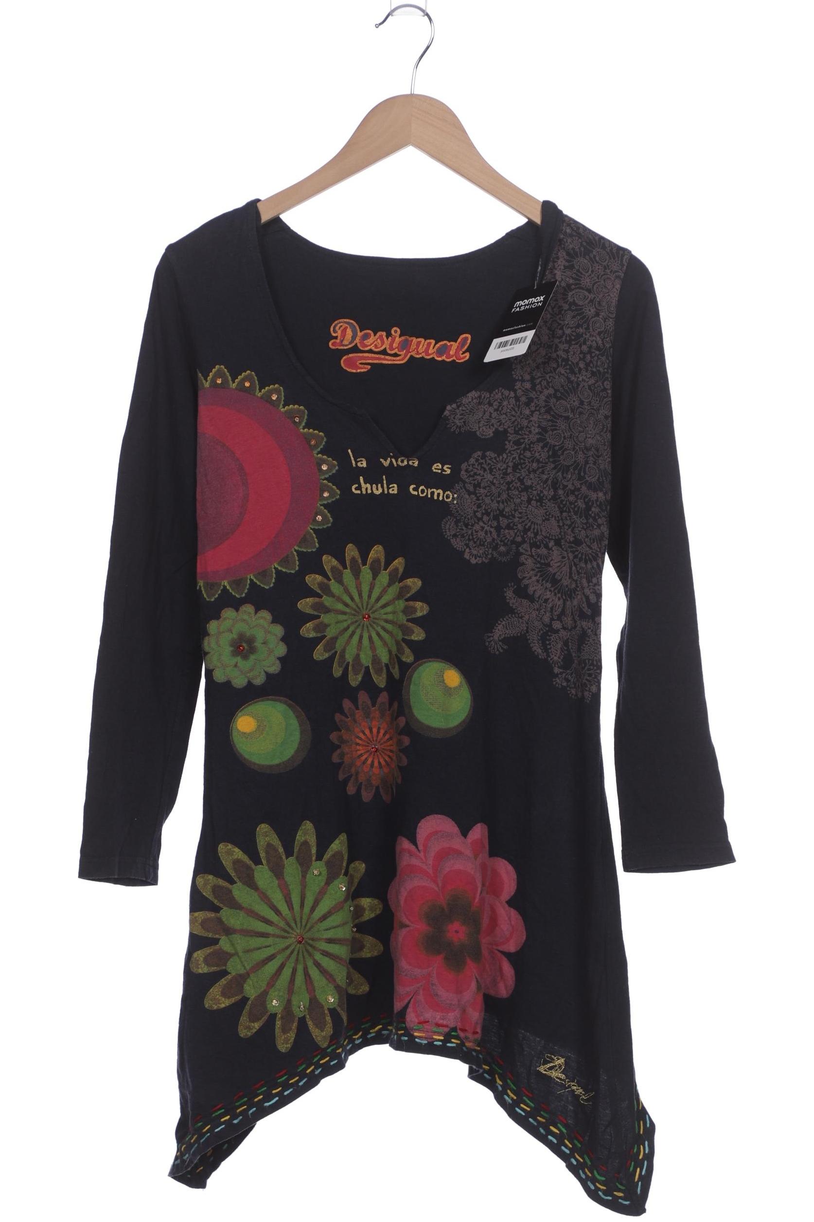 

Desigual Damen Langarmshirt, marineblau, Gr. 42