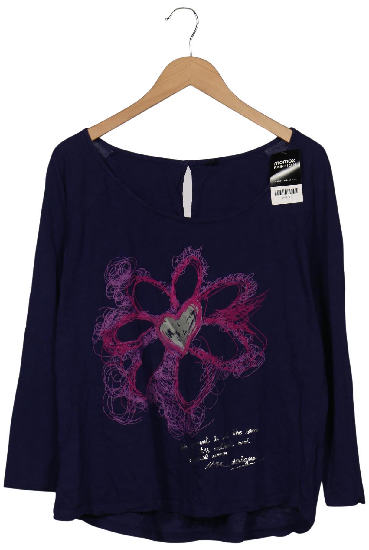 

Desigual Damen Langarmshirt, marineblau, Gr. 44