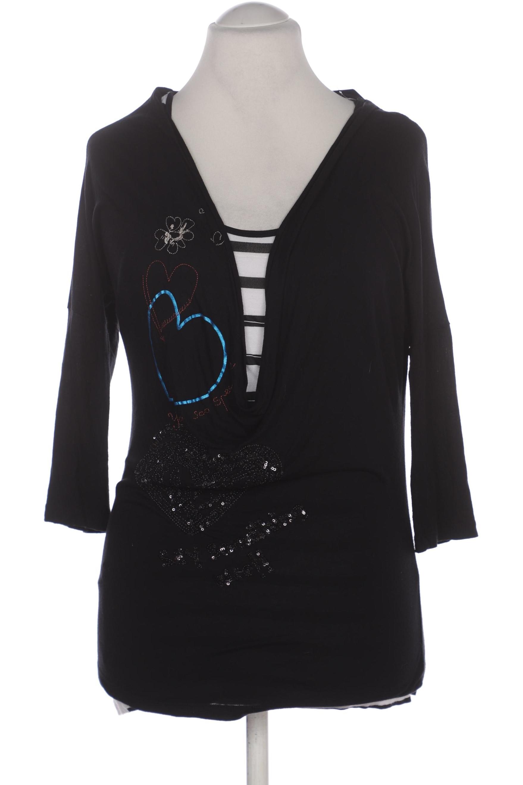 

Desigual Damen Langarmshirt, schwarz, Gr. 42