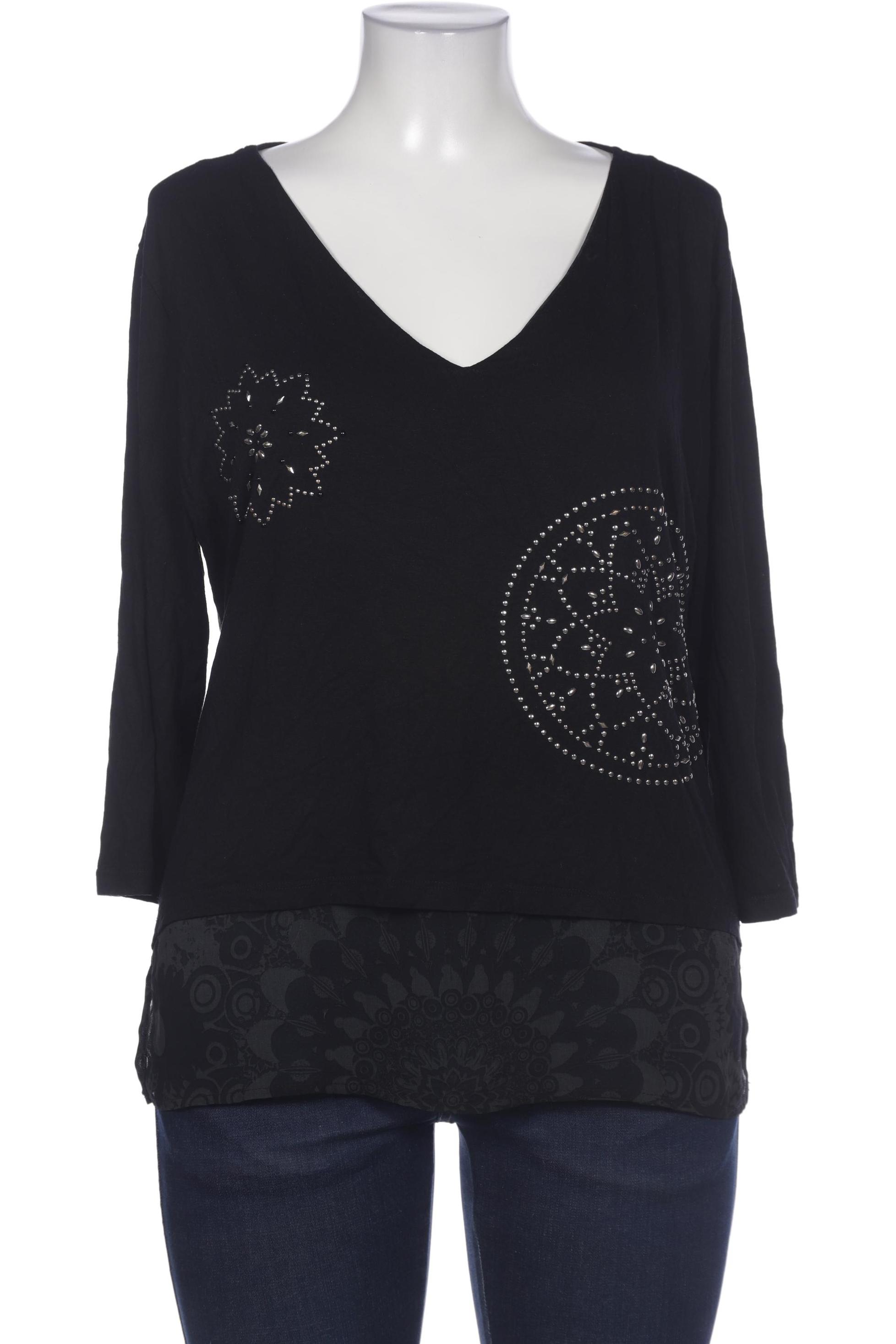 

Desigual Damen Langarmshirt, schwarz, Gr. 44