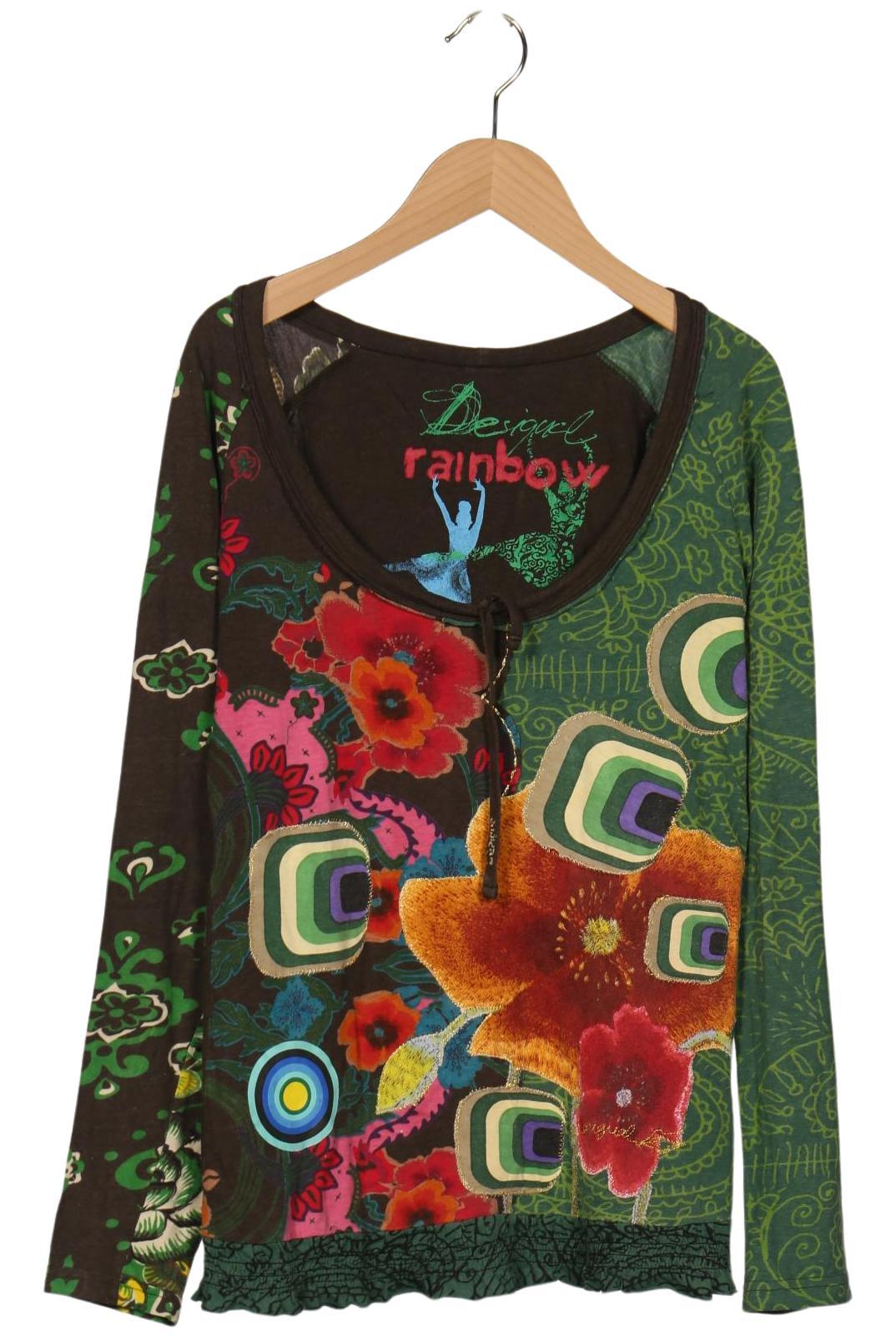 

Desigual Damen Langarmshirt, mehrfarbig, Gr. 38