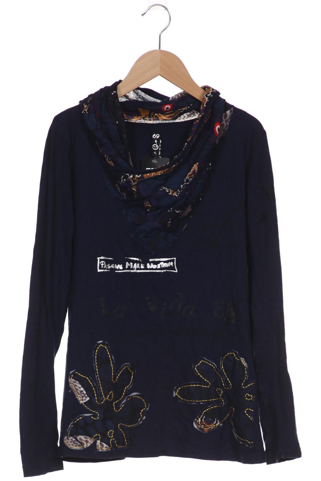 

Desigual Damen Langarmshirt, marineblau