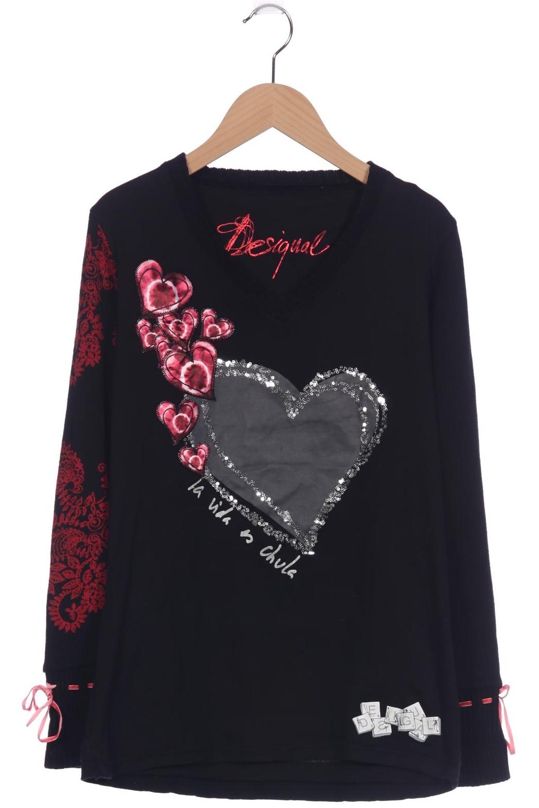 

Desigual Damen Langarmshirt, schwarz, Gr. 42