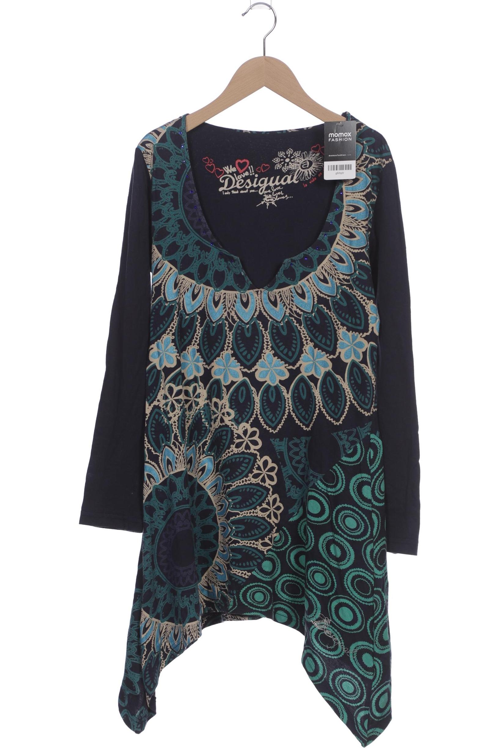 

Desigual Damen Langarmshirt, marineblau, Gr. 38
