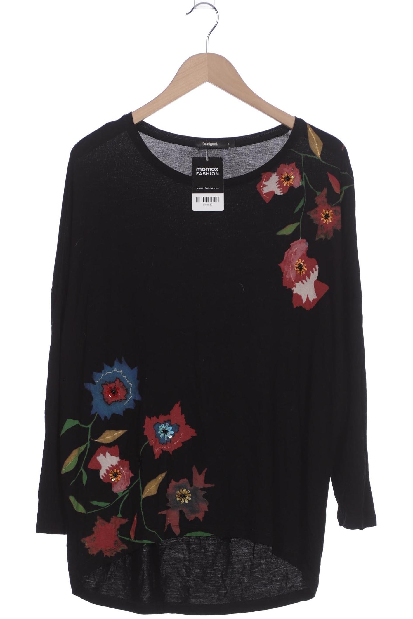 

Desigual Damen Langarmshirt, schwarz, Gr. 42