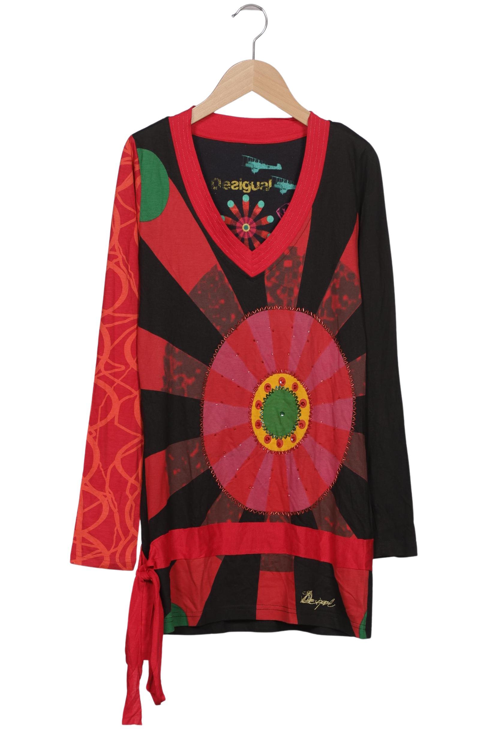 

Desigual Damen Langarmshirt, mehrfarbig, Gr. 36