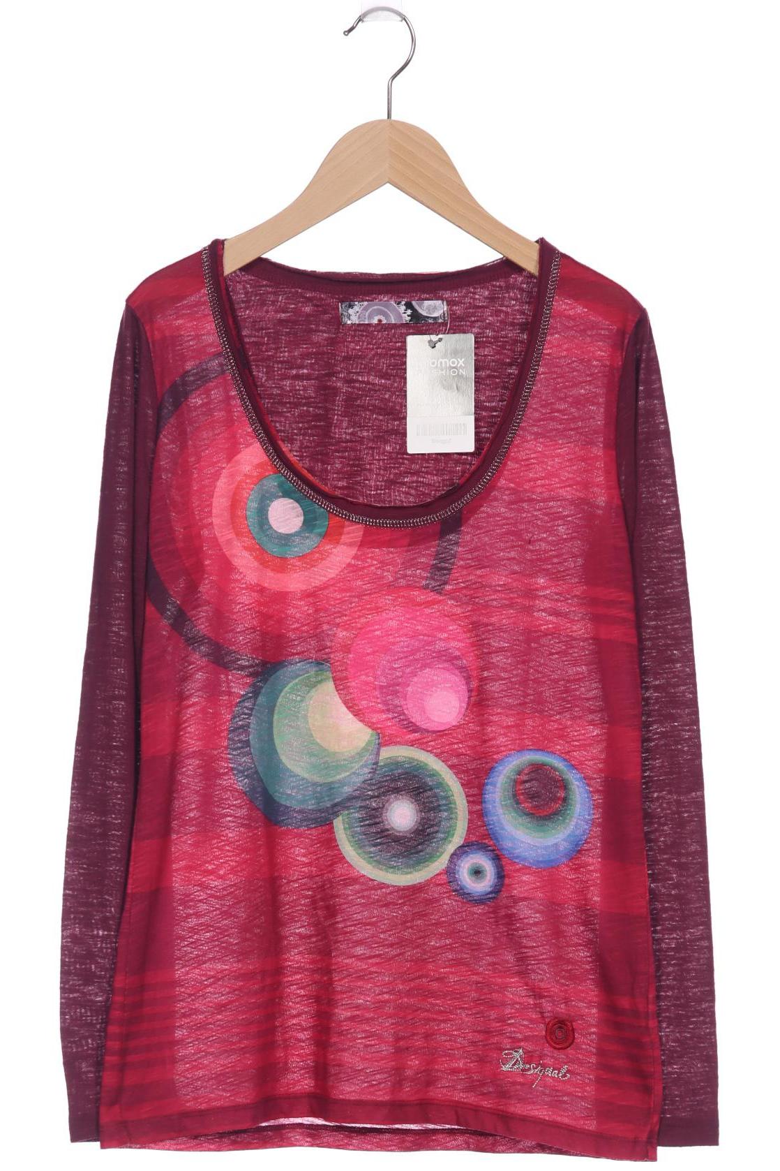 

Desigual Damen Langarmshirt, bordeaux, Gr. 38
