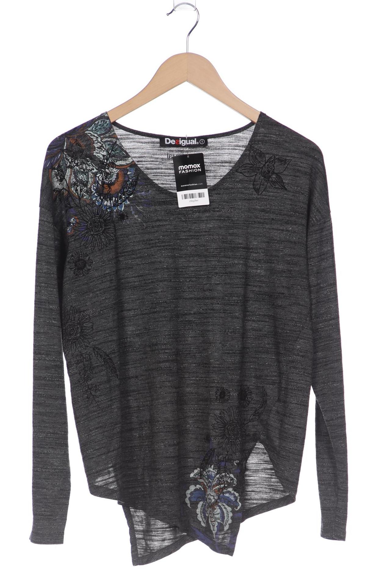 

Desigual Damen Langarmshirt, grau, Gr. 36