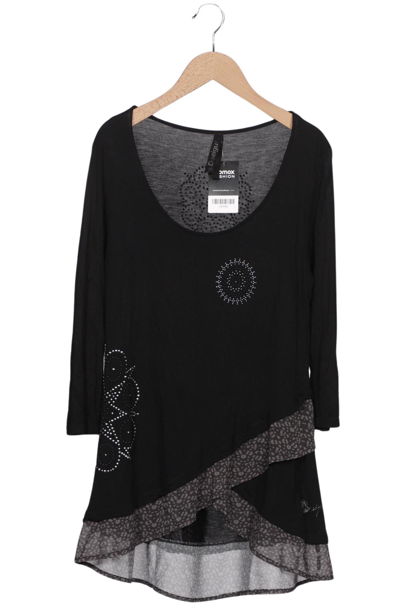 

Desigual Damen Langarmshirt, schwarz, Gr. 38