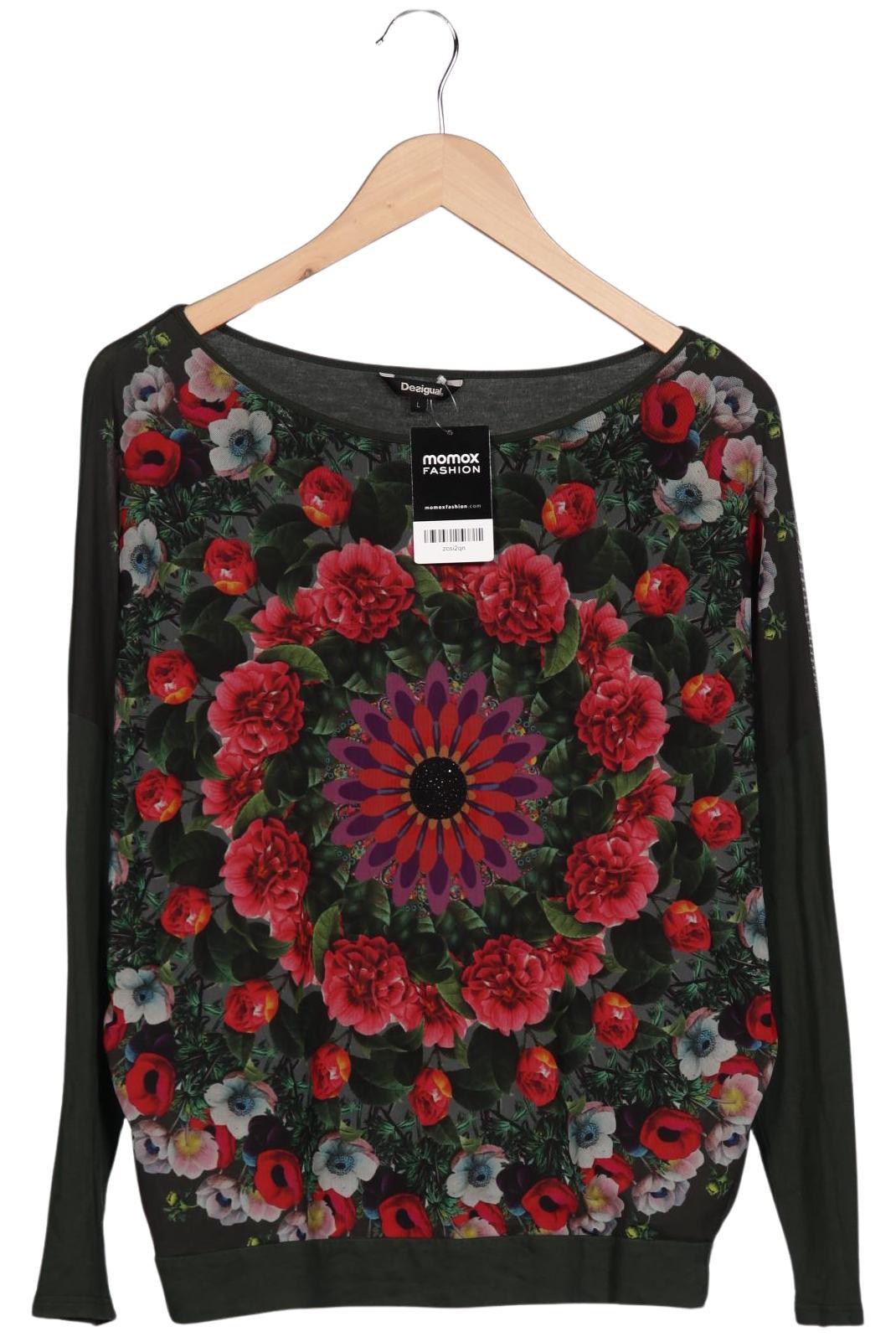 

Desigual Damen Langarmshirt, grün, Gr. 42