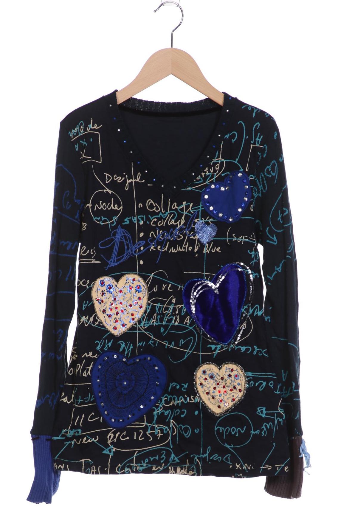 

Desigual Damen Langarmshirt, marineblau