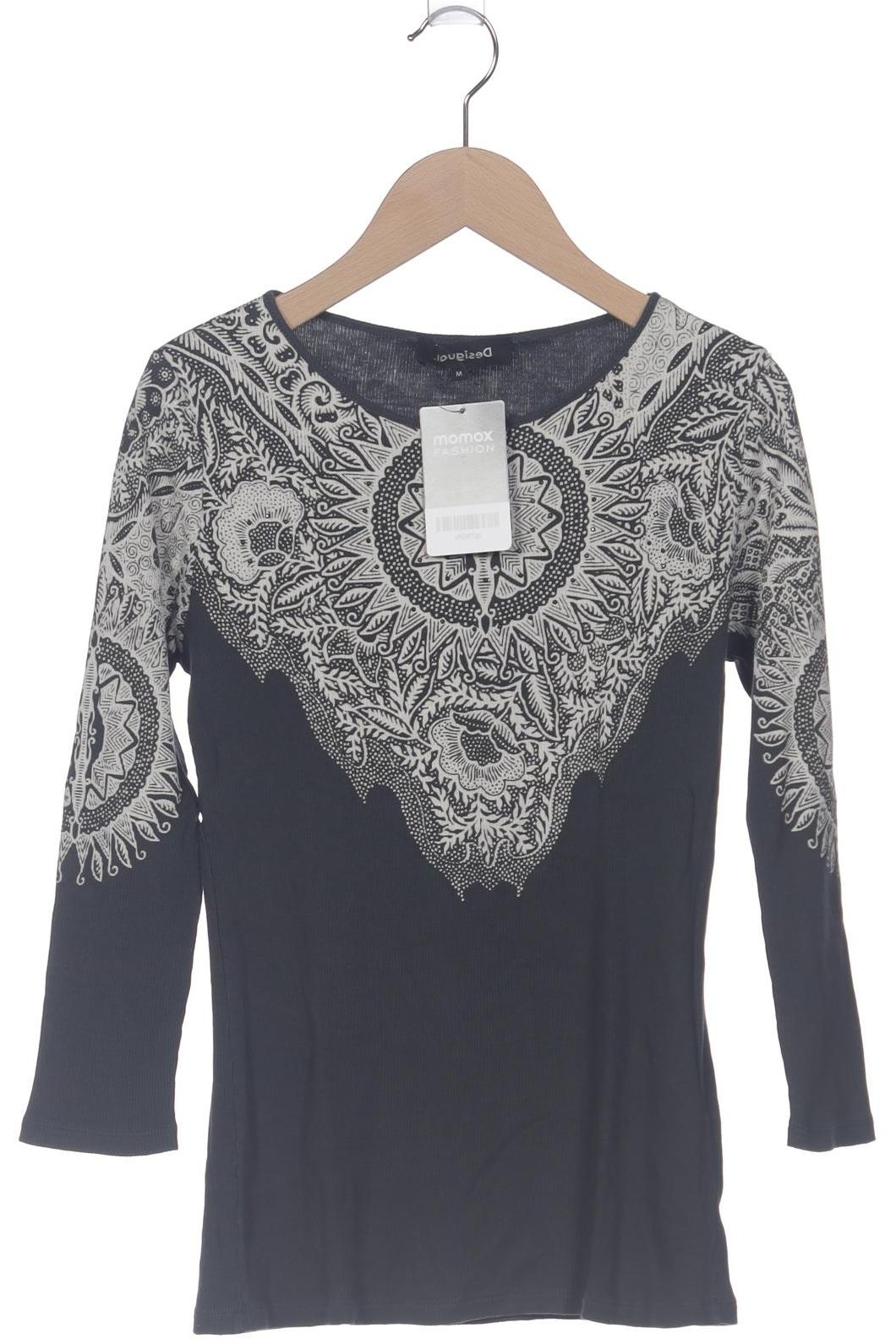 

Desigual Damen Langarmshirt, grau, Gr. 38