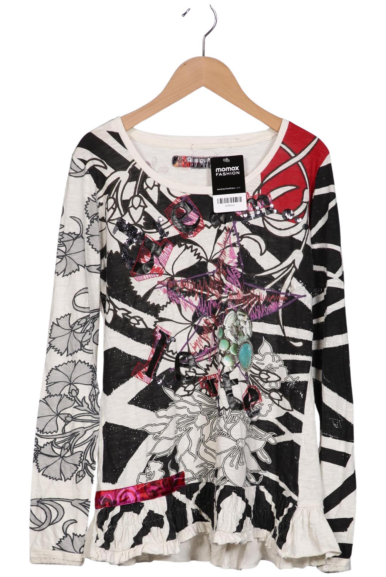 

Desigual Damen Langarmshirt, mehrfarbig, Gr. 42