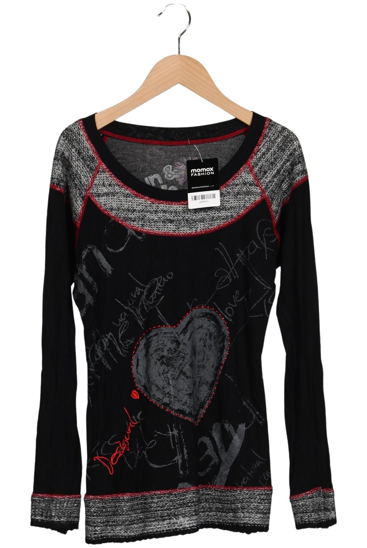 

Desigual Damen Langarmshirt, schwarz, Gr. 42