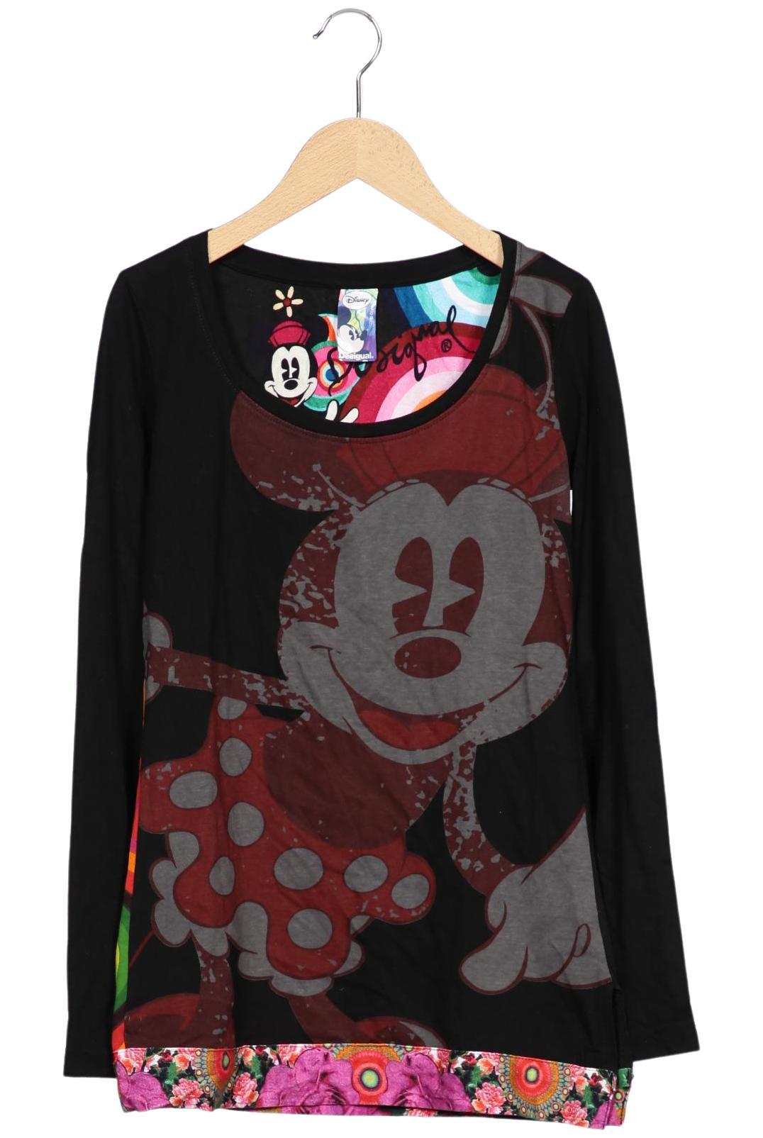 

Desigual Damen Langarmshirt, schwarz, Gr. 38