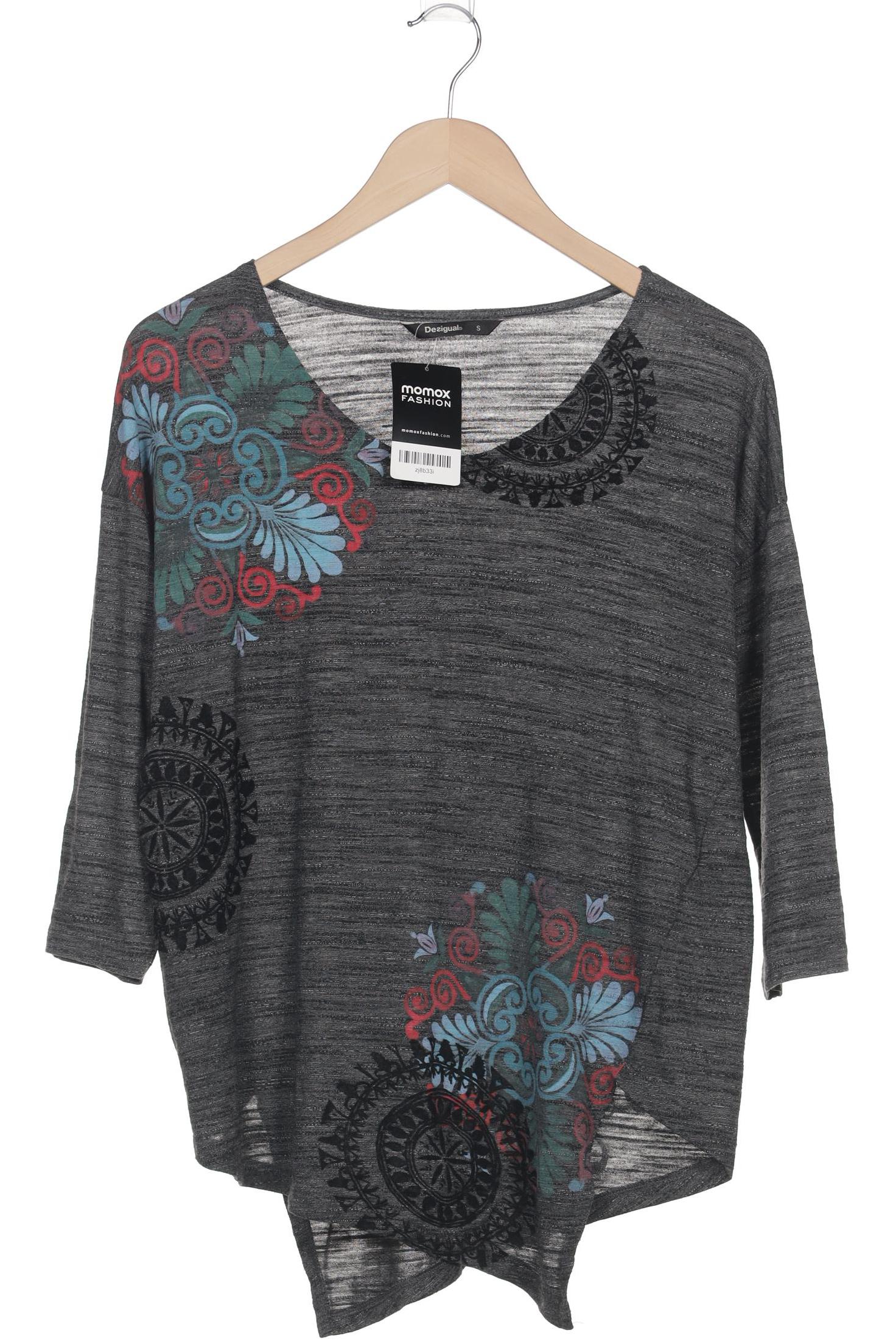 

Desigual Damen Langarmshirt, grau, Gr. 36
