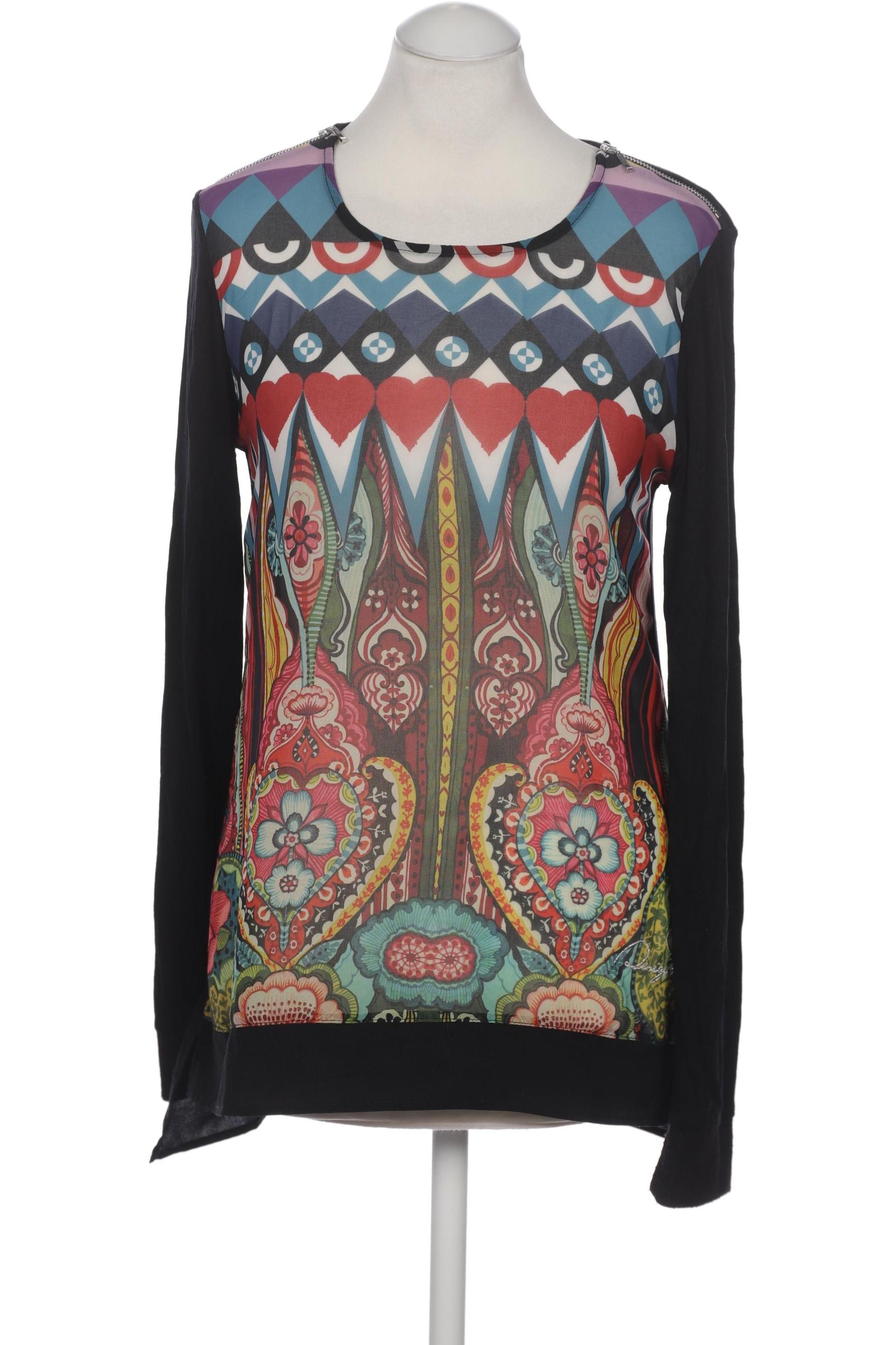 

Desigual Damen Langarmshirt, mehrfarbig, Gr. 36