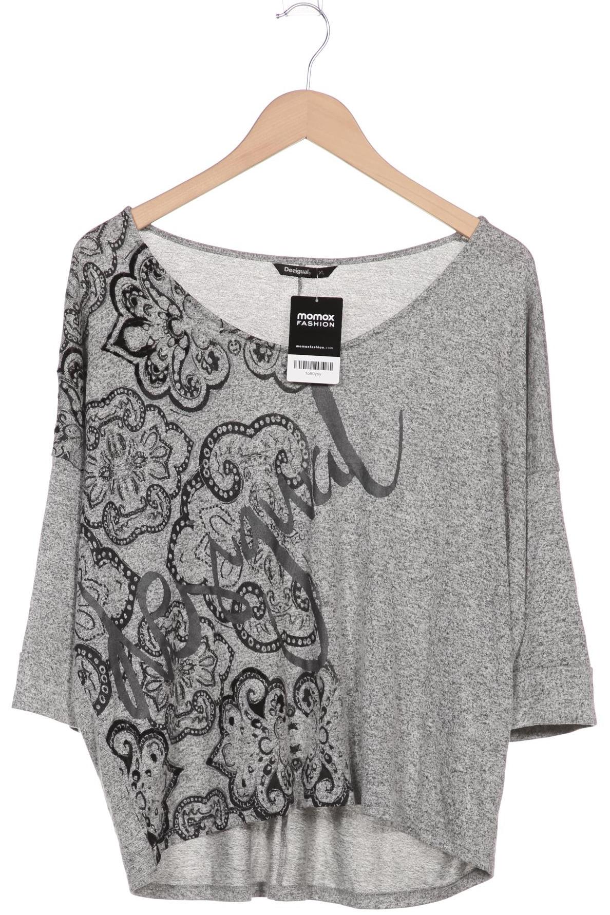 

Desigual Damen Langarmshirt, grau, Gr. 44