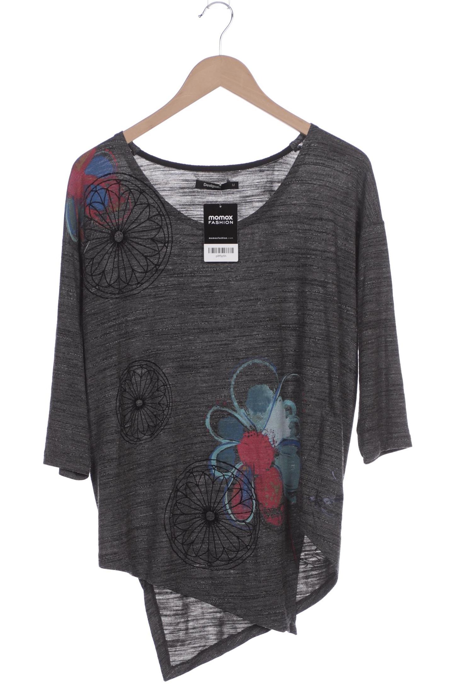 

Desigual Damen Langarmshirt, grau, Gr. 38