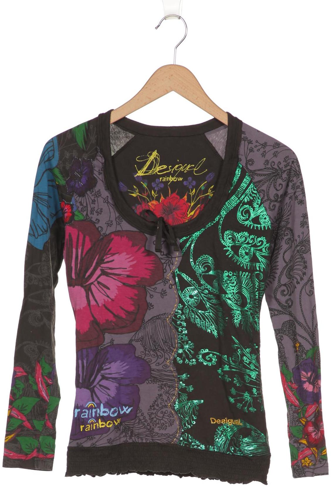 

Desigual Damen Langarmshirt, schwarz, Gr. 38