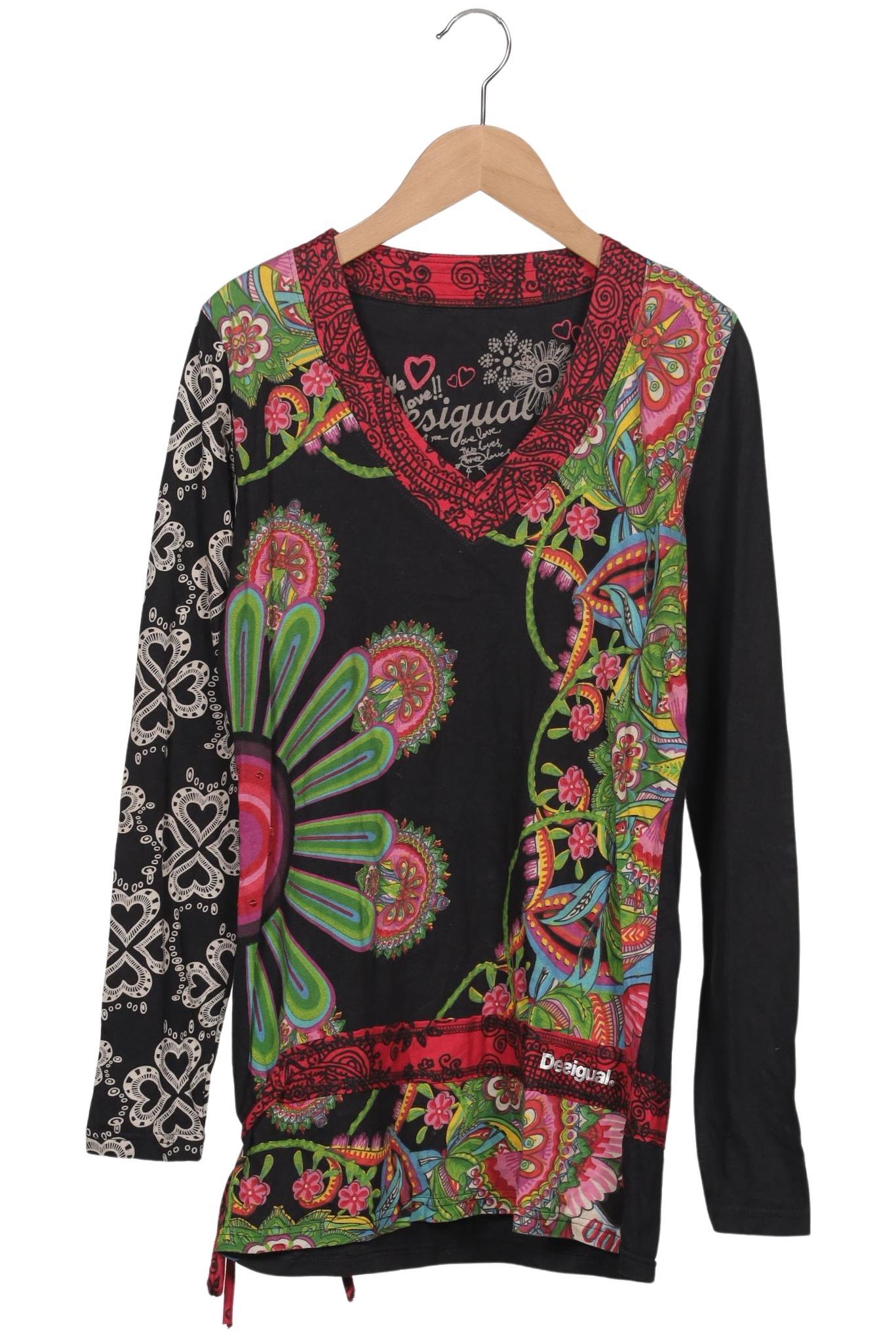 

Desigual Damen Langarmshirt, mehrfarbig, Gr. 42