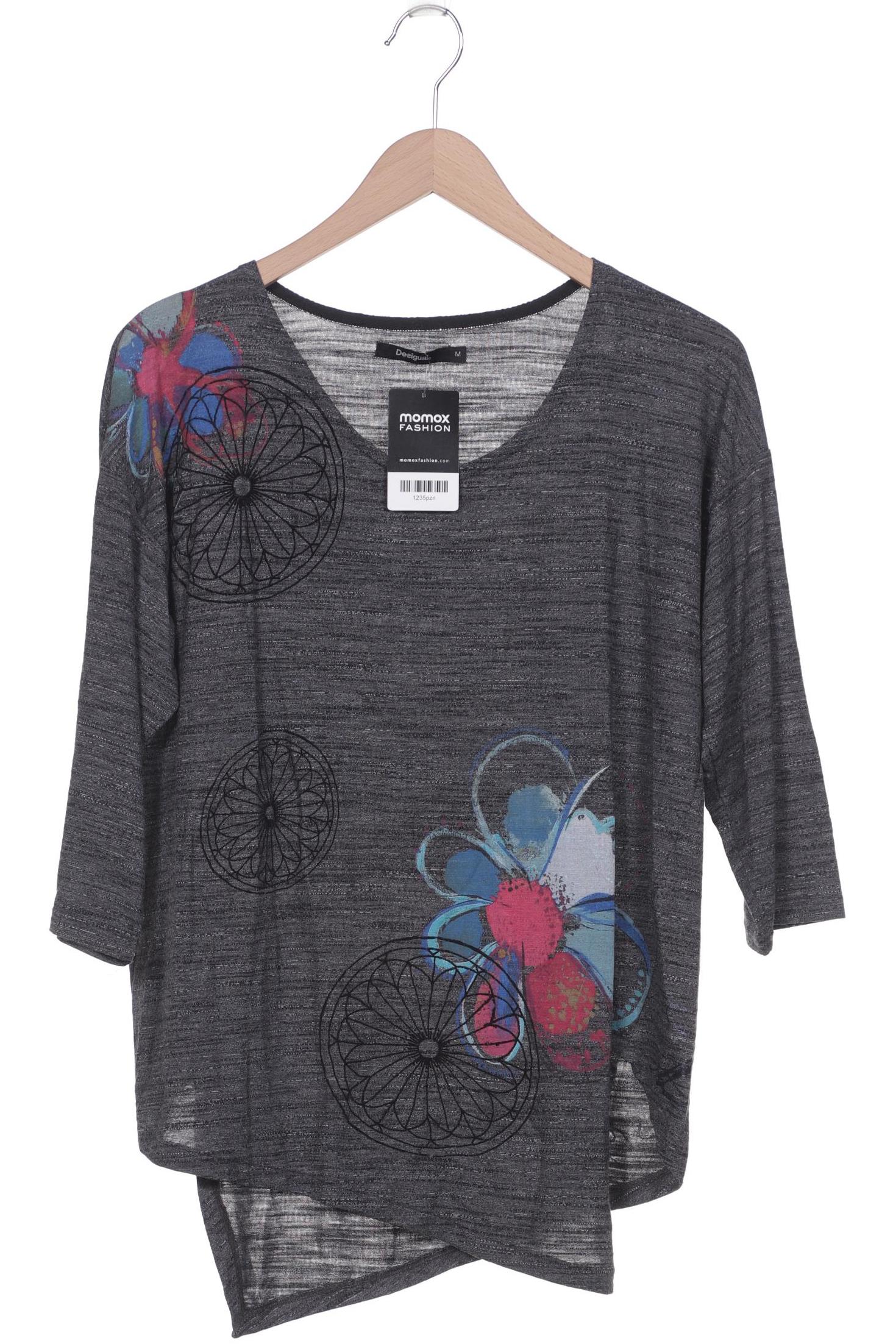 

Desigual Damen Langarmshirt, grau, Gr. 38