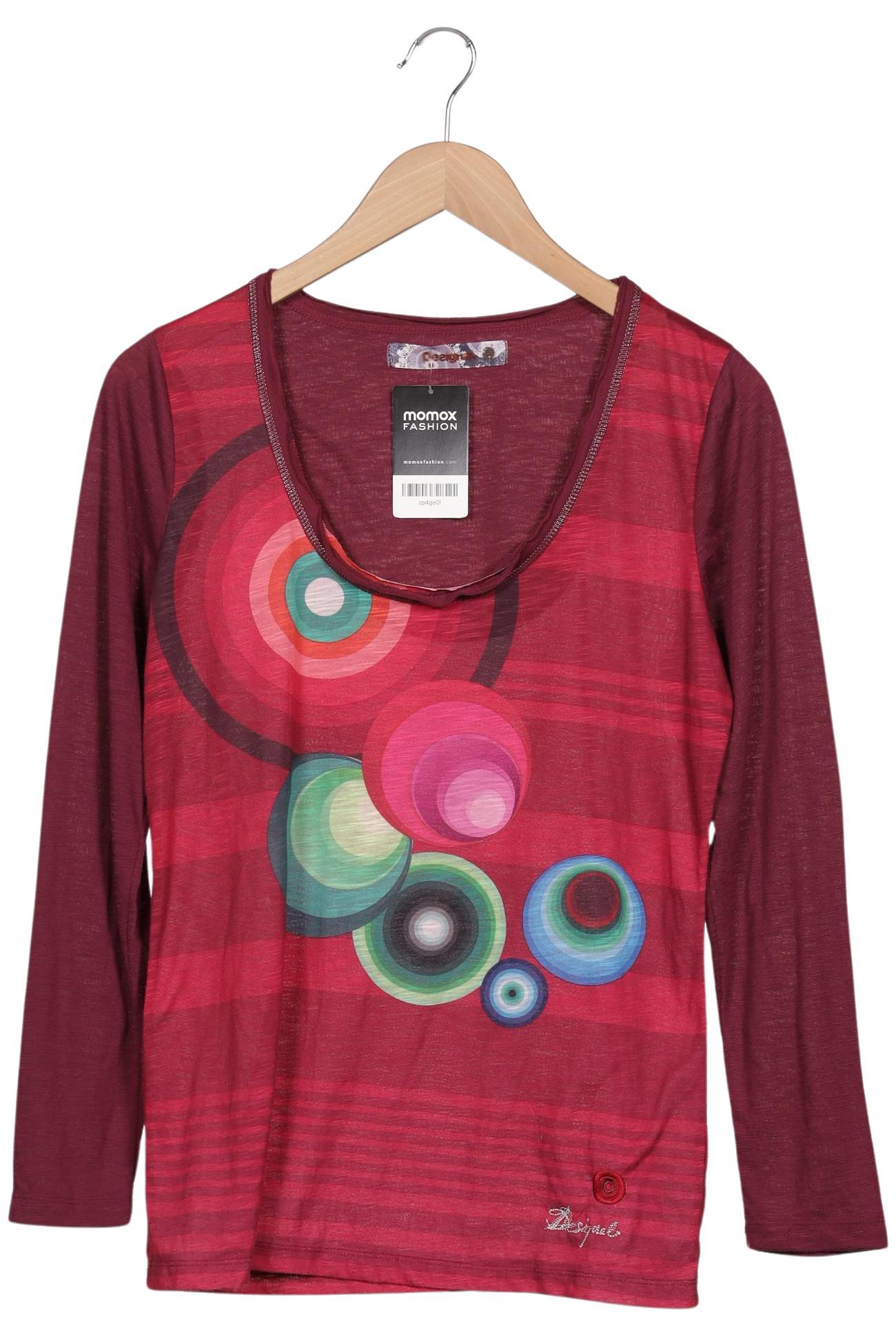 

Desigual Damen Langarmshirt, bordeaux, Gr. 42