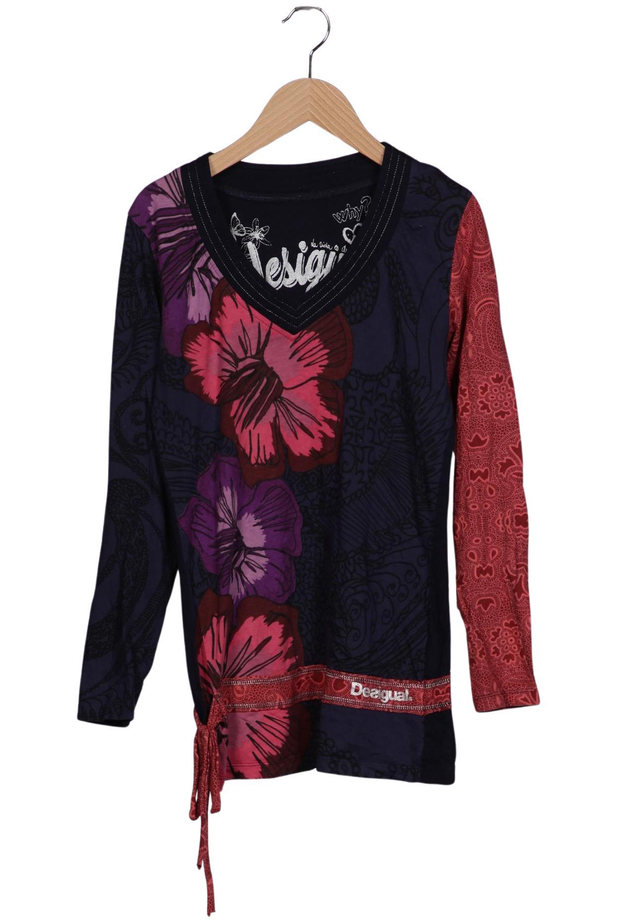 

Desigual Damen Langarmshirt, mehrfarbig, Gr. 38
