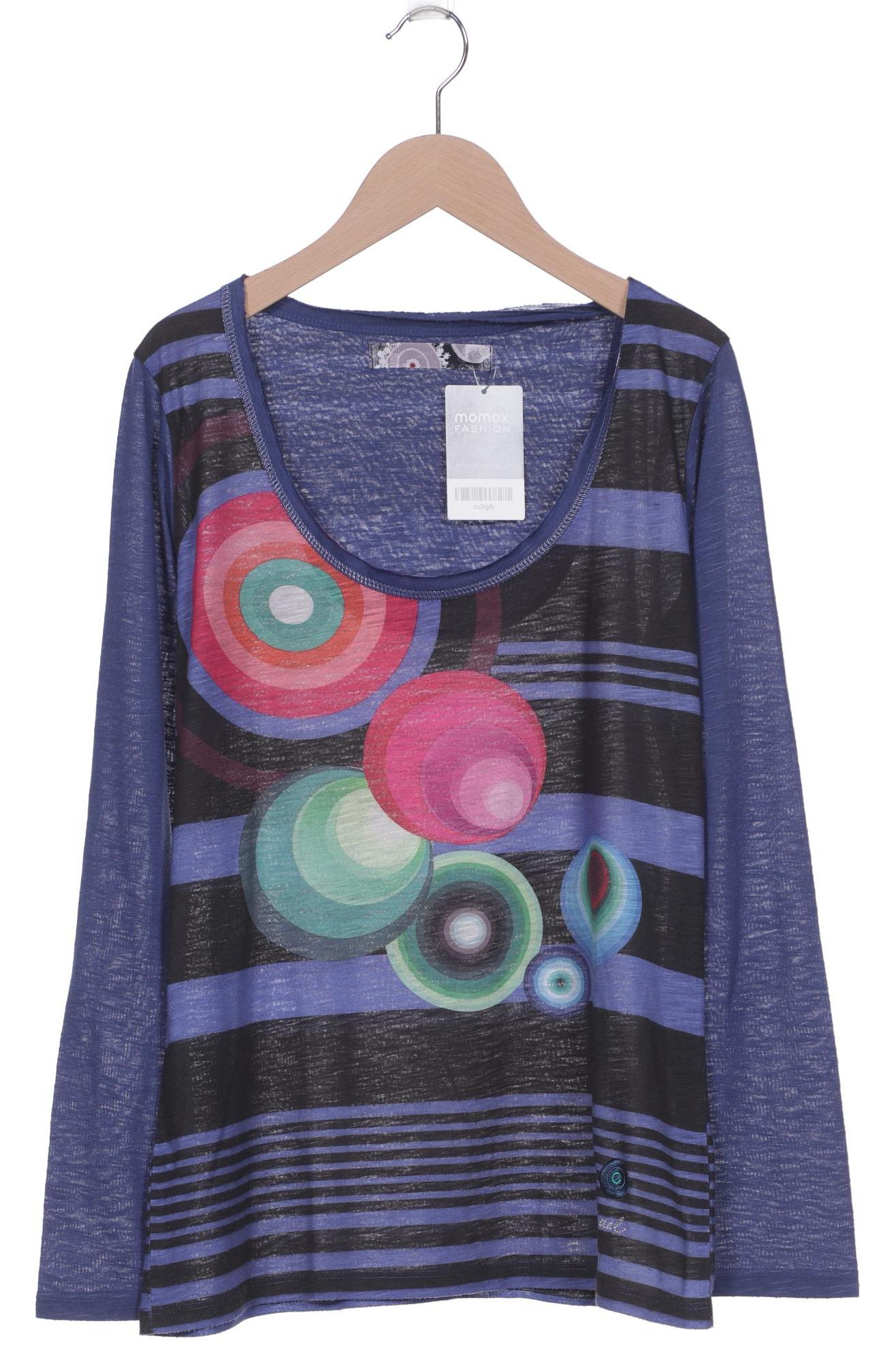 

Desigual Damen Langarmshirt, blau, Gr. 38