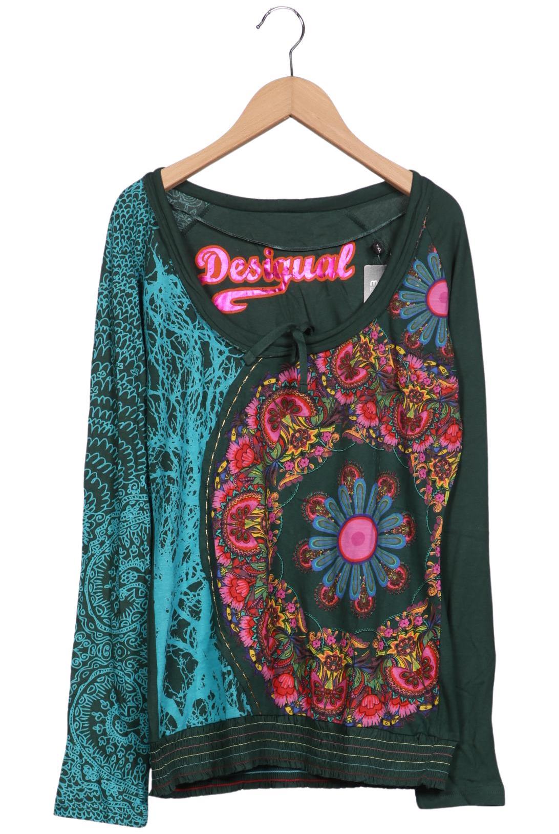 

Desigual Damen Langarmshirt, grün, Gr. 42